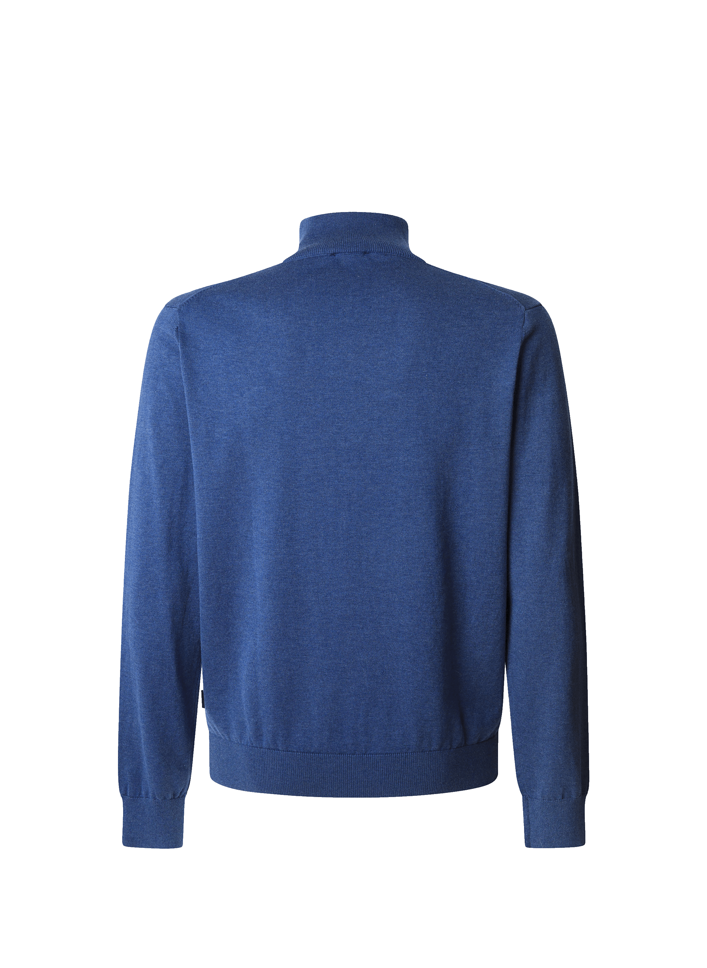Pull en coton et soie FACONNABLE Bleu