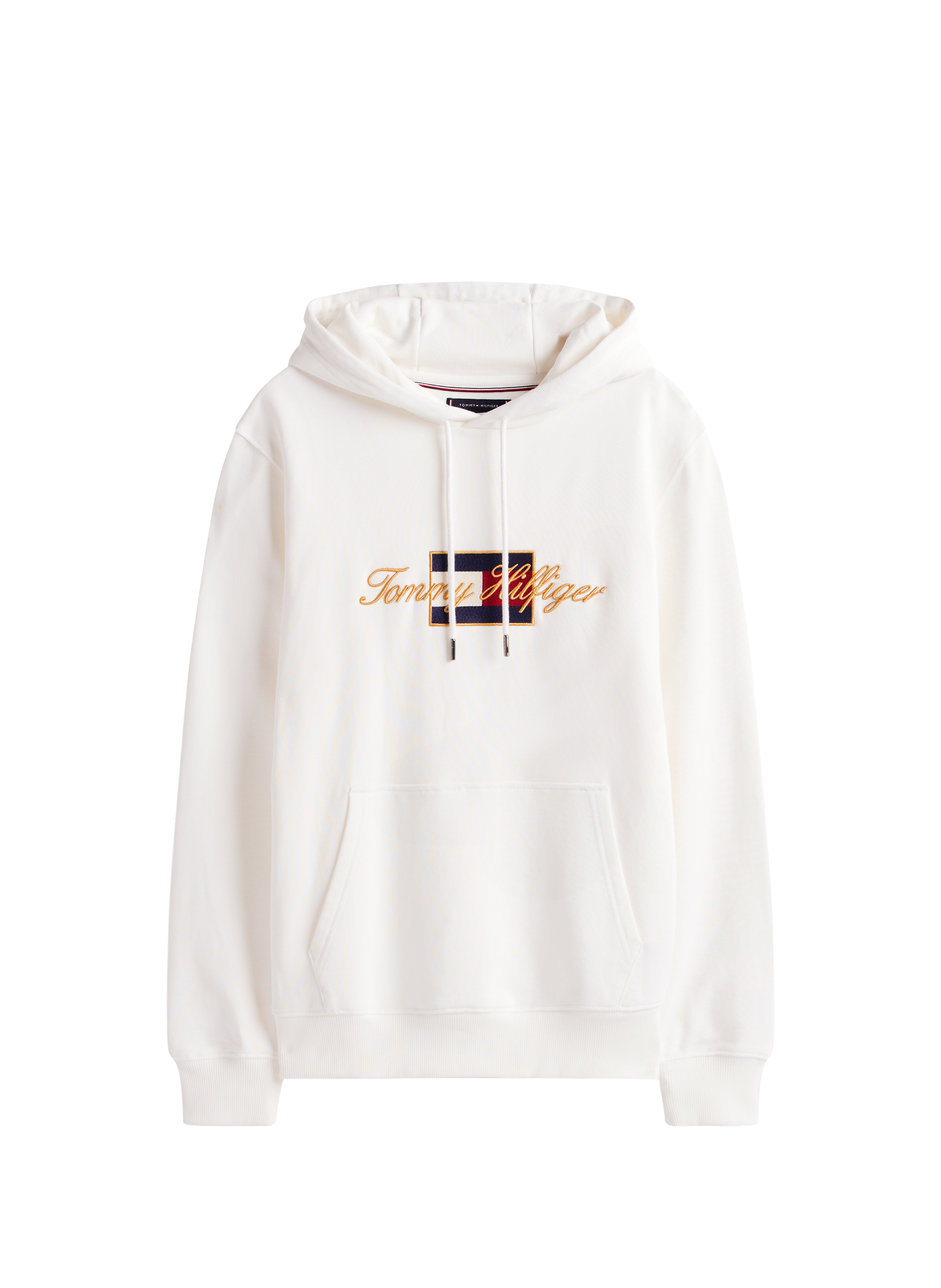 Cotton hooded sweatshirt TOMMY HILFIGER White