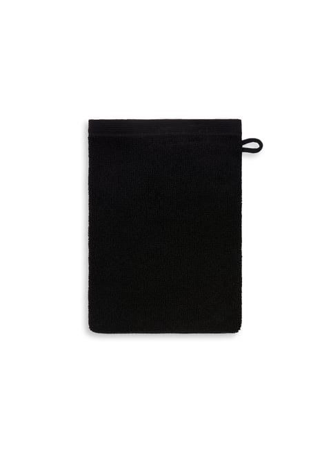 Gant de toilette en coton biologique NoirAU PRINTEMPS PARIS Gant de toilette en coton biologique NoirAU PRINTEMPS PARIS