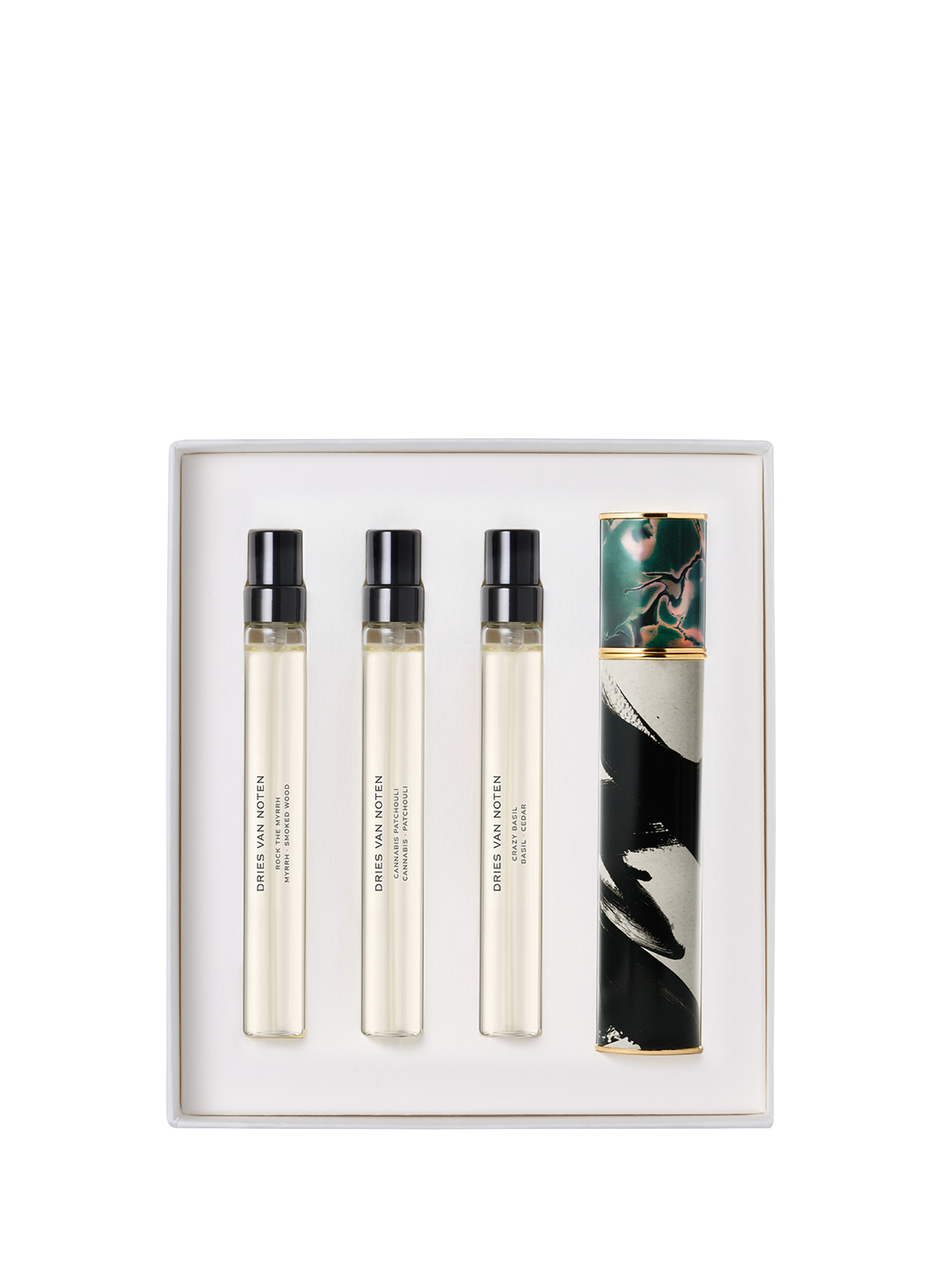 DRIES VAN NOTEN Rechargeable Travel Kit - The Woody Selection No color