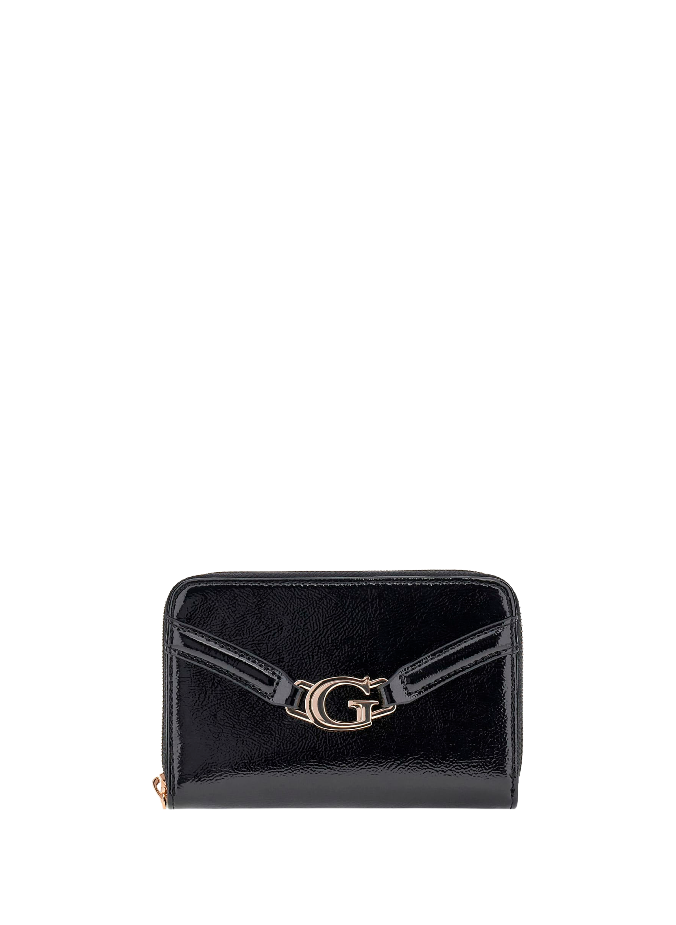 GUESS Portefeuille Dea verni  Noir