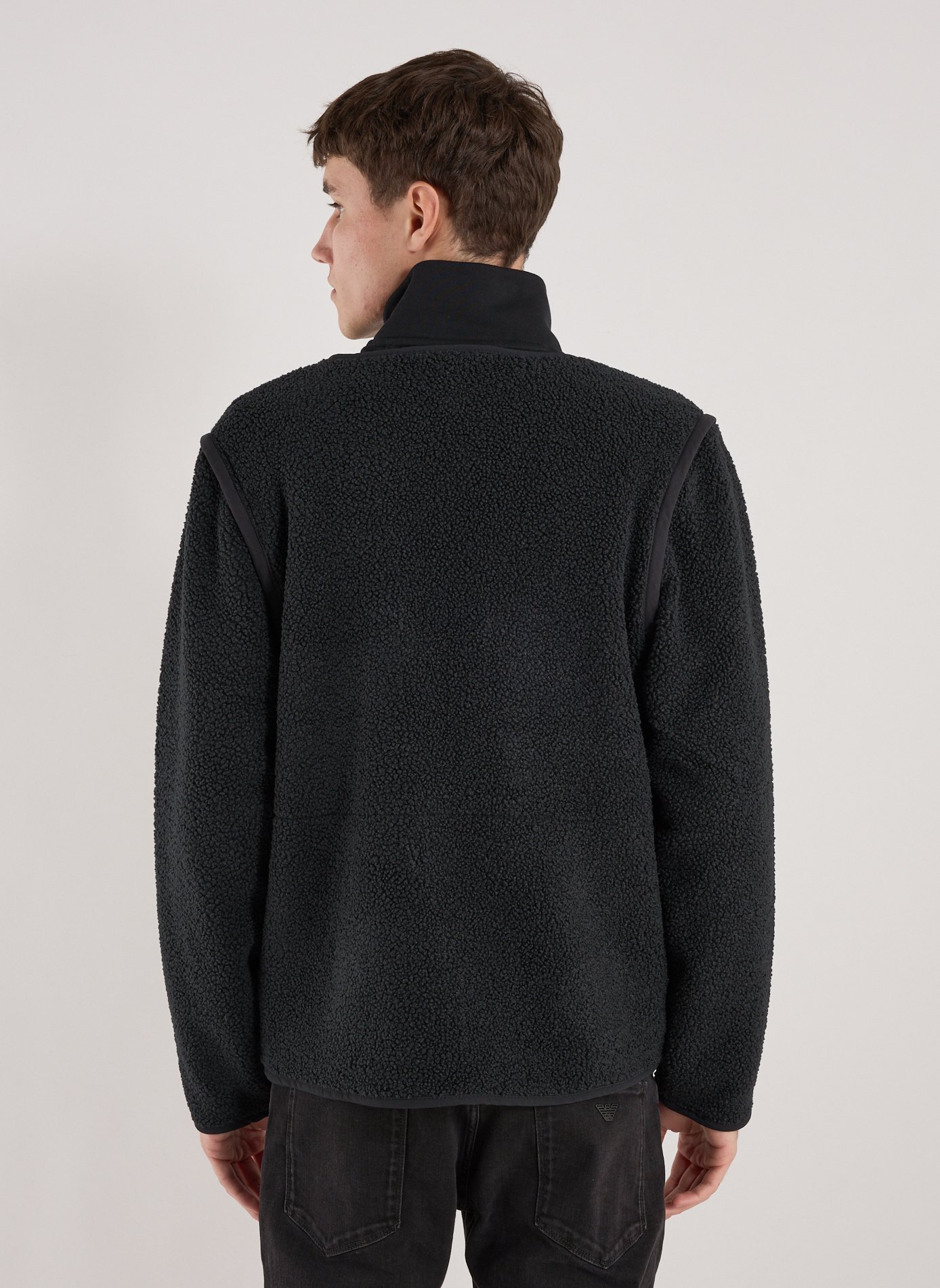 Jacket with removable long sleeves COLUMBIA Black