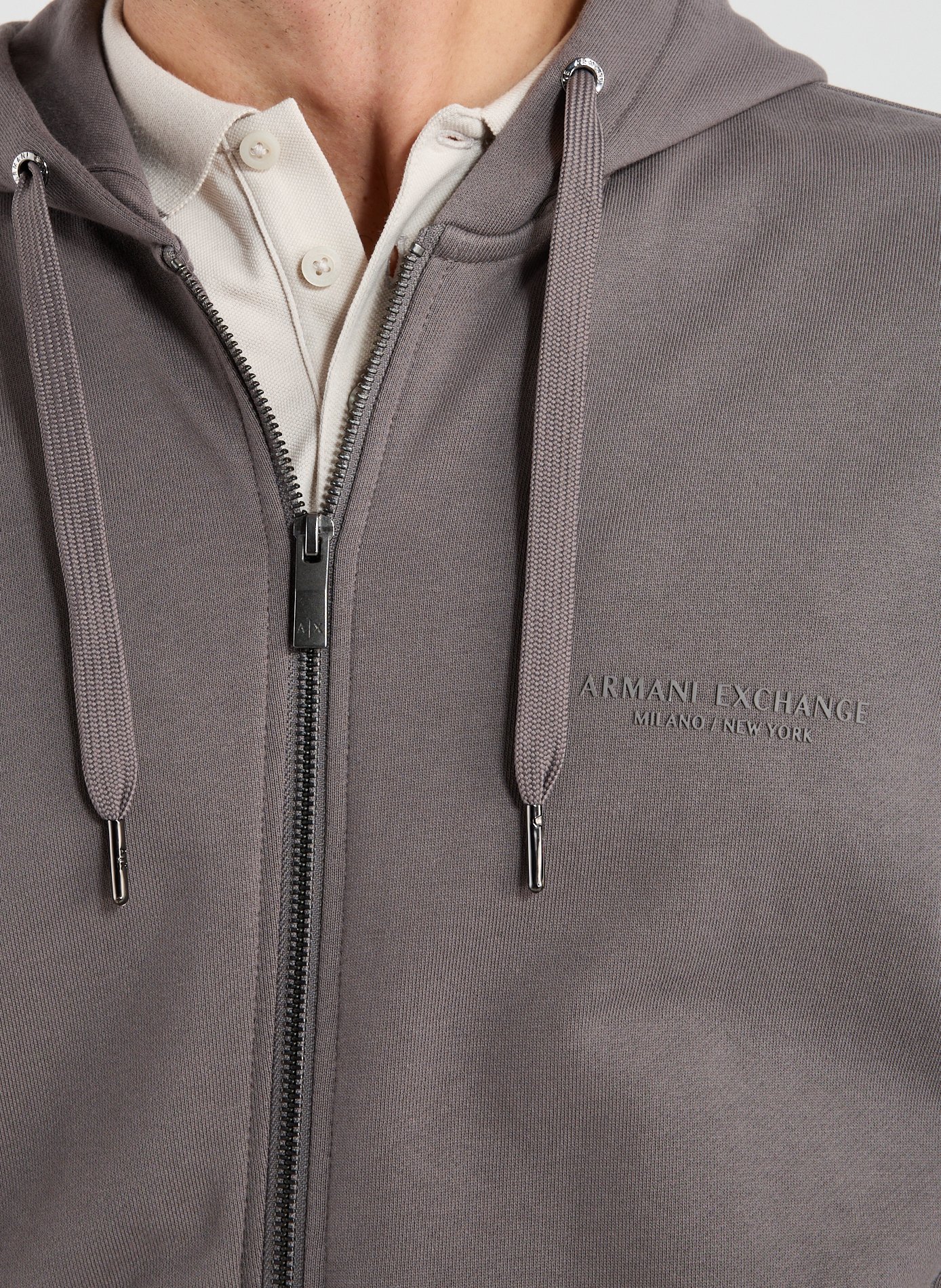 Cotton Hooded Sweatshirt ARMANI EXCHANGE Brown