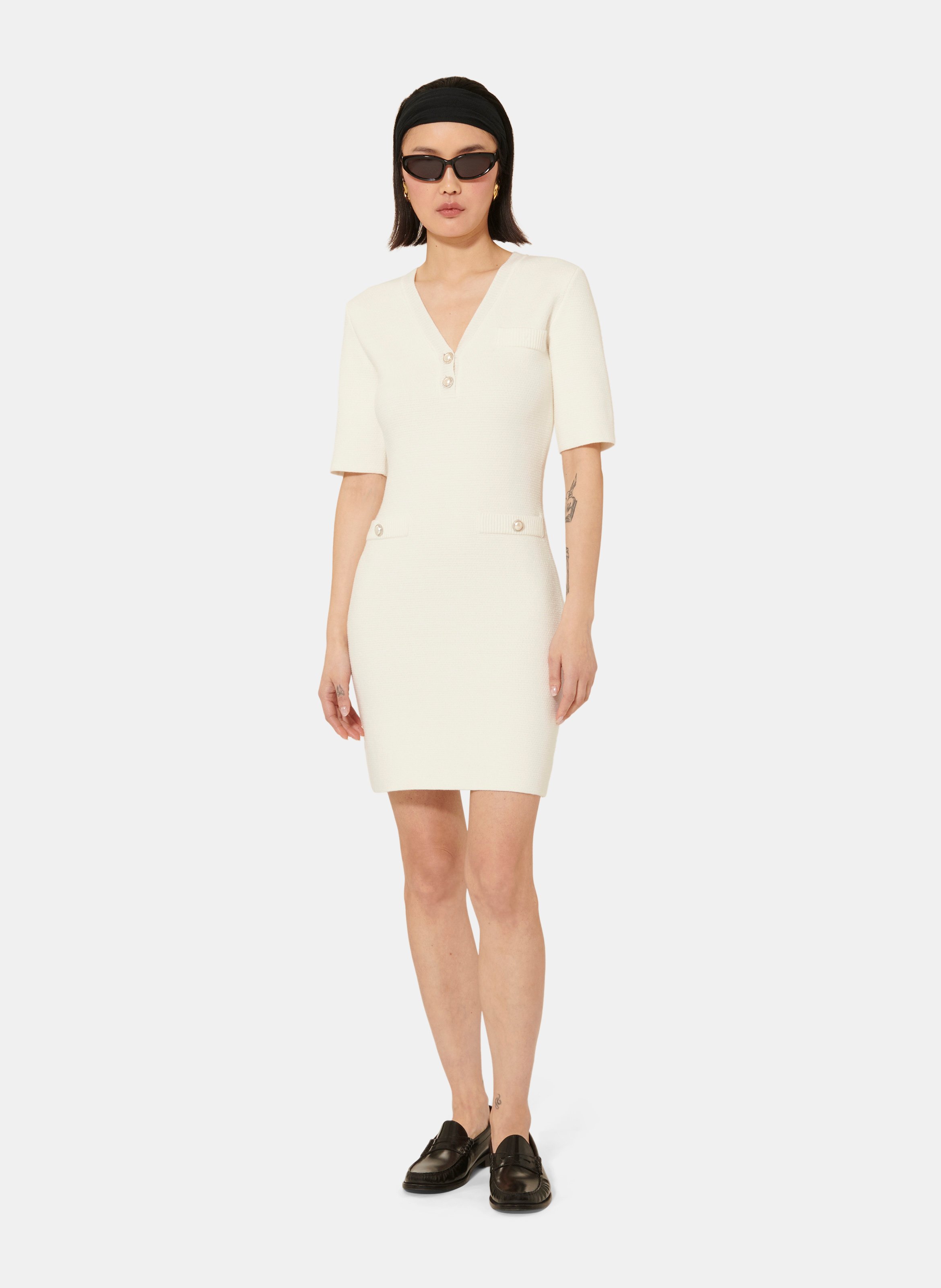 Robe ruthie TARA JARMON Blanc