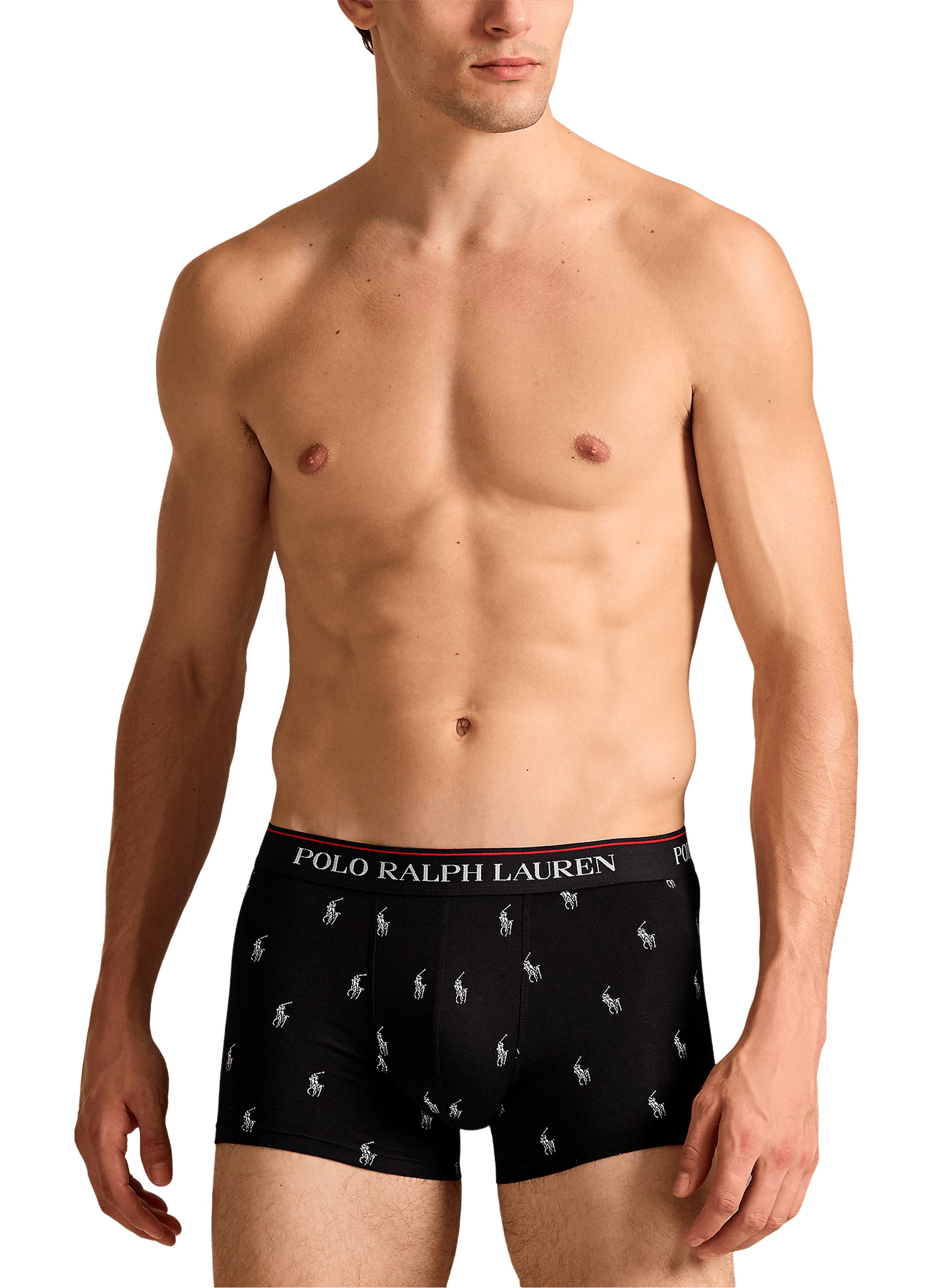 Set of three cotton boxers POLO RALPH LAUREN Black