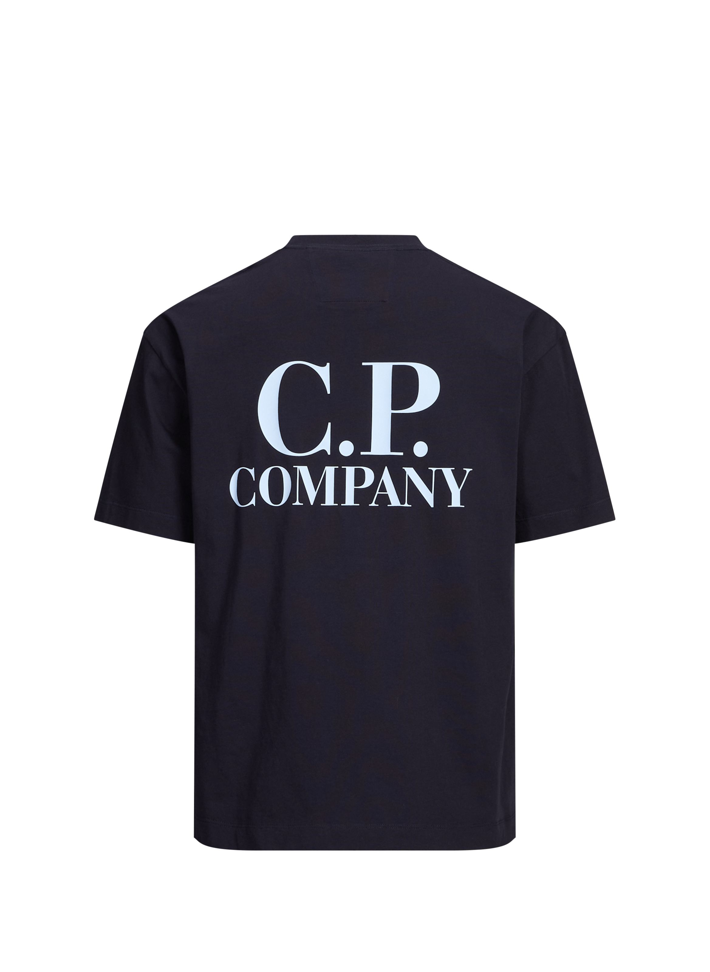 Cotton Logo T-shirt CP COMPANY Blue