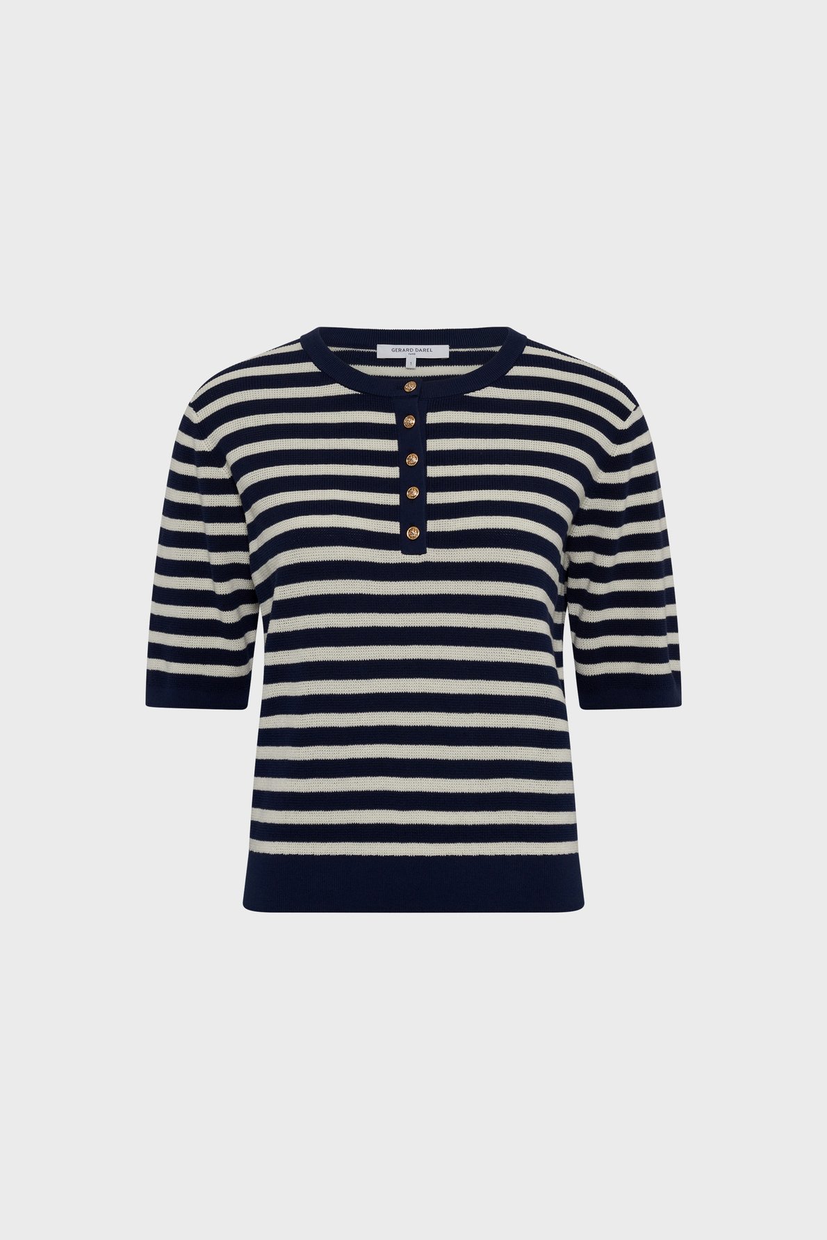 Pull marin à manches courtes - laina GERARD DAREL Bleu