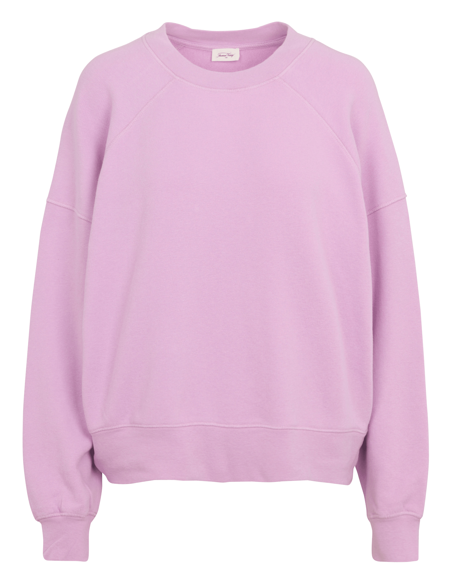 Sweat oversize col rond en coton mélangé atubay AMERICAN VINTAGE Rose