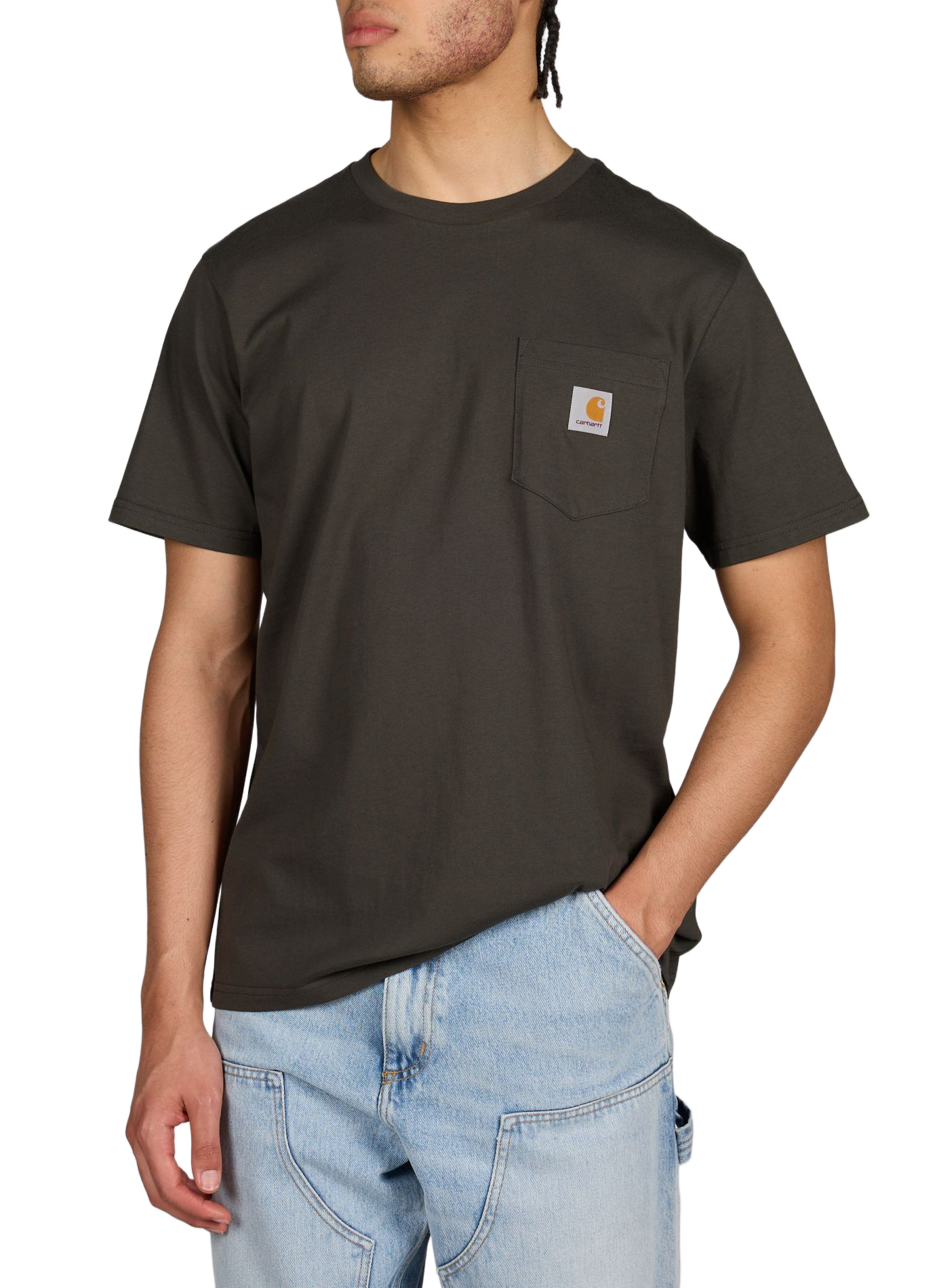 Oversized cotton T-shirt CARHARTT WIP Green