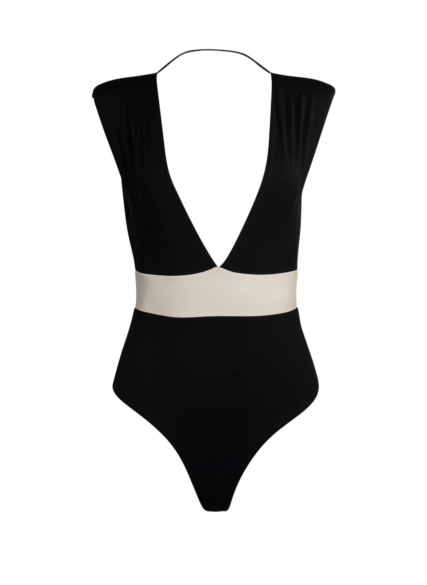 Maillot de bain une pièce Keops à col V MAIO PARIS Noir