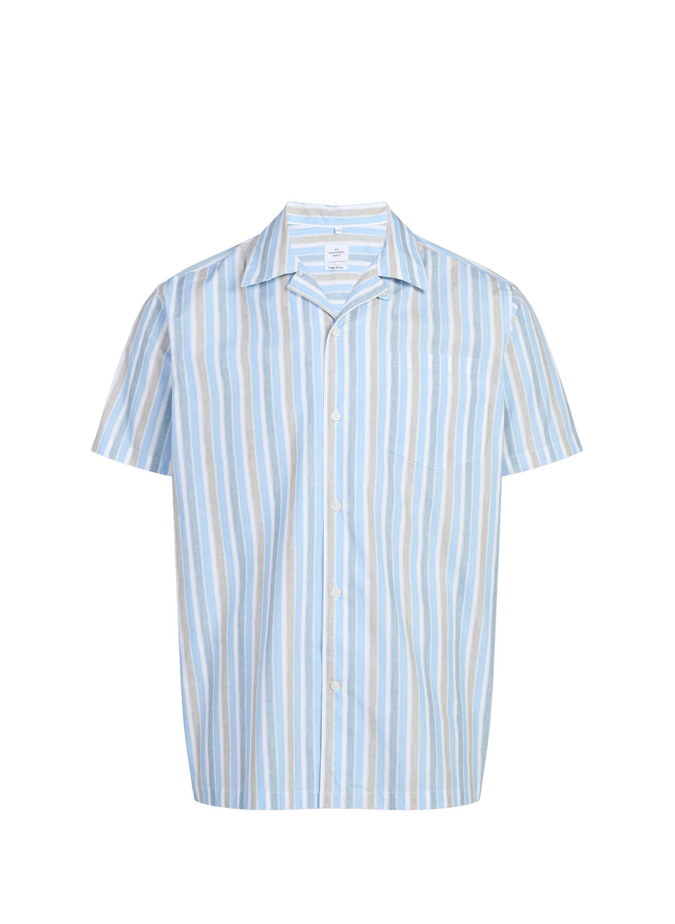 Heture striped straight shirt in cotton AU PRINTEMPS PARIS Multicolour