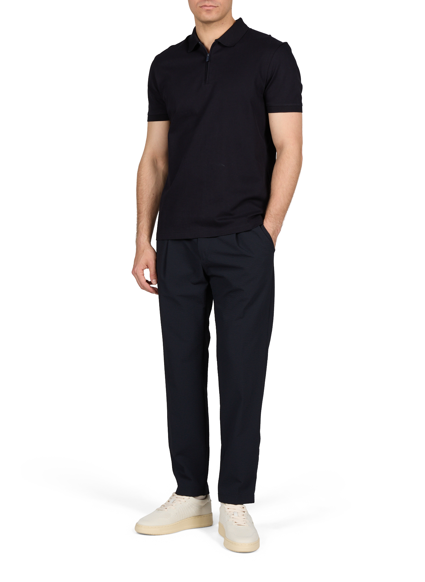 Baskets Easeknit en cuir AUTRY Blanc