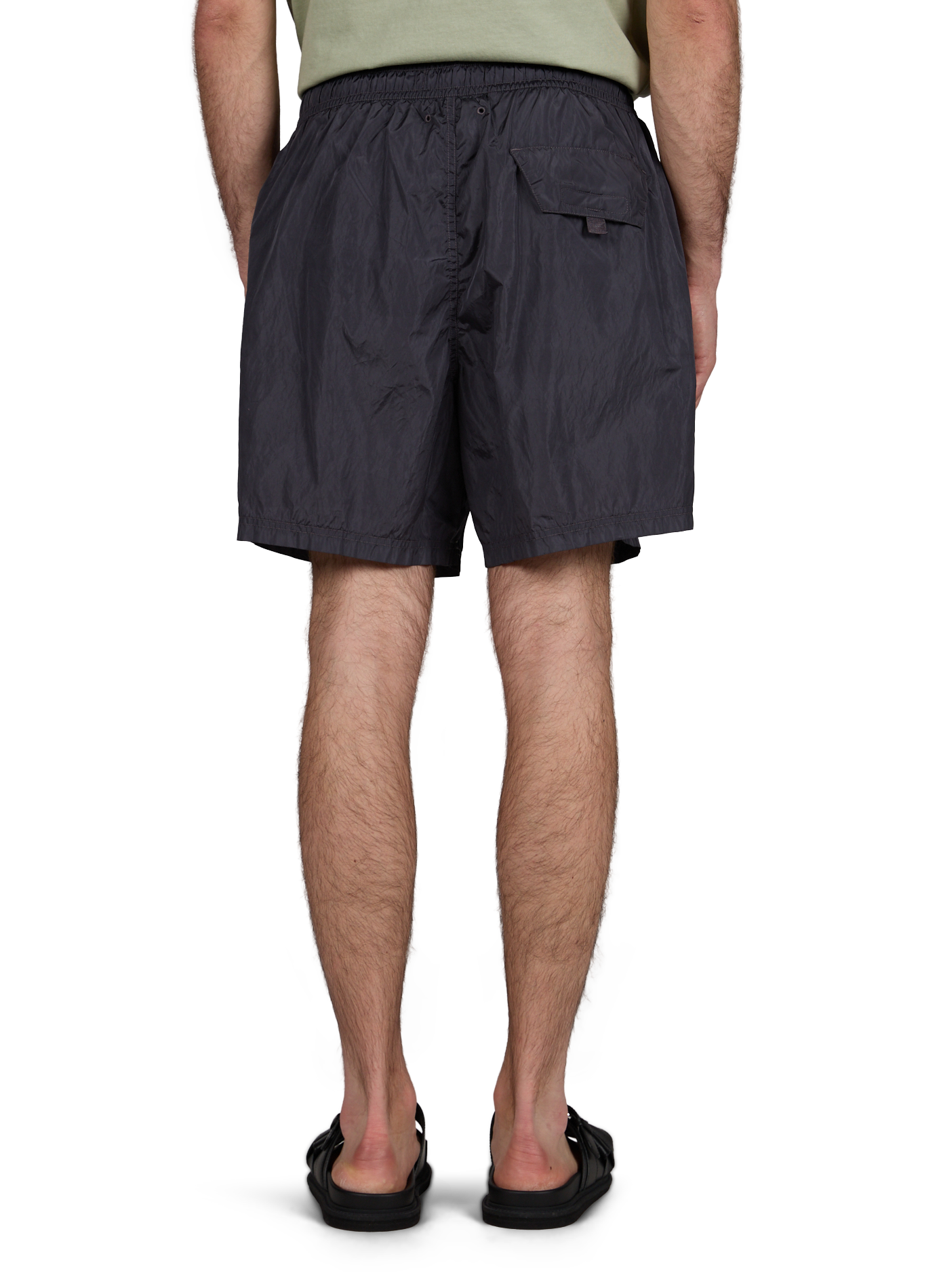 Satin pajama shorts STONE ISLAND Blue