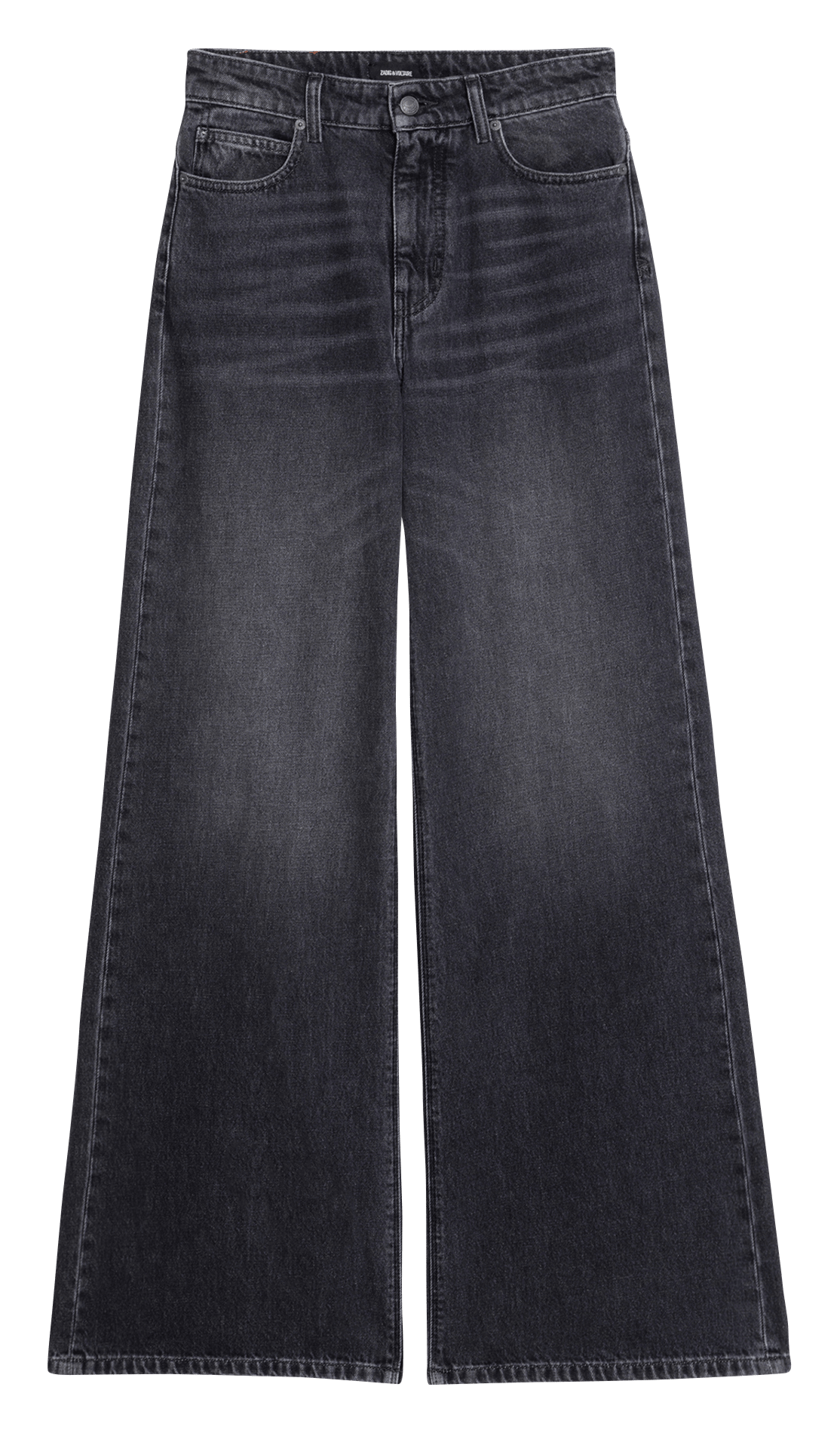 Jean large en coton eli ZADIG&VOLTAIRE Gris