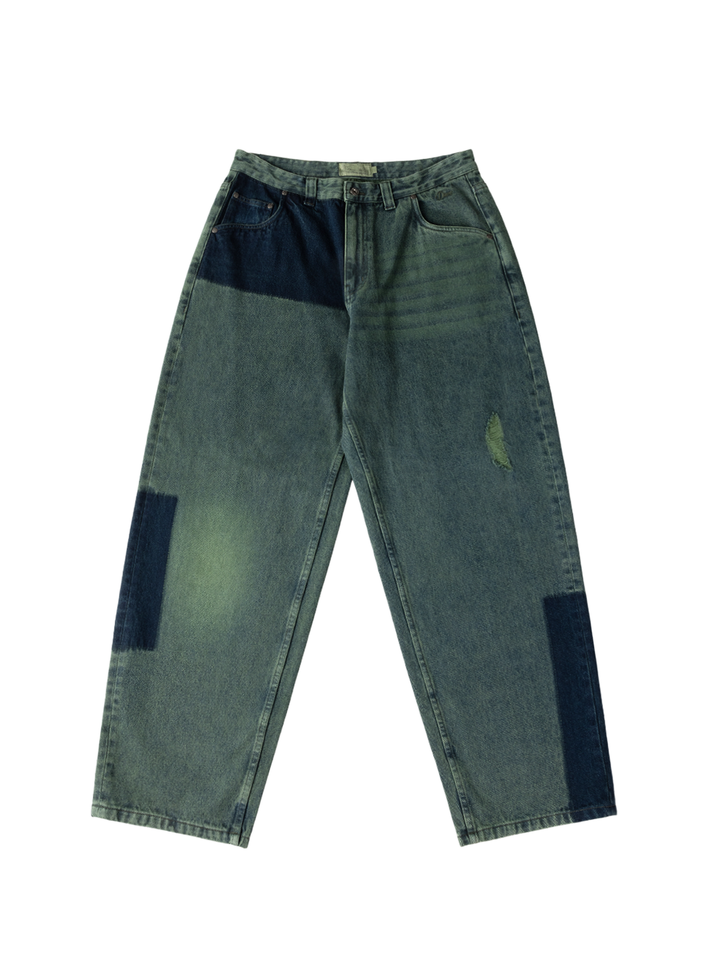 Wide-leg cotton jeans DIME Blue