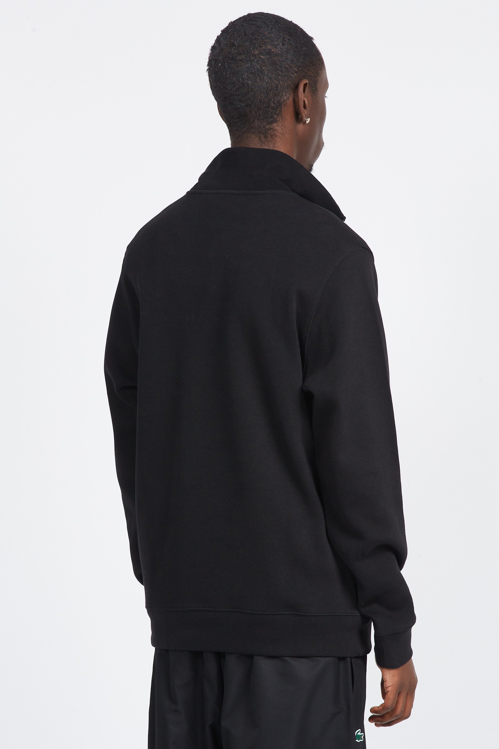 Sweatshirt zippé core 1/4 zip LACOSTE Noir