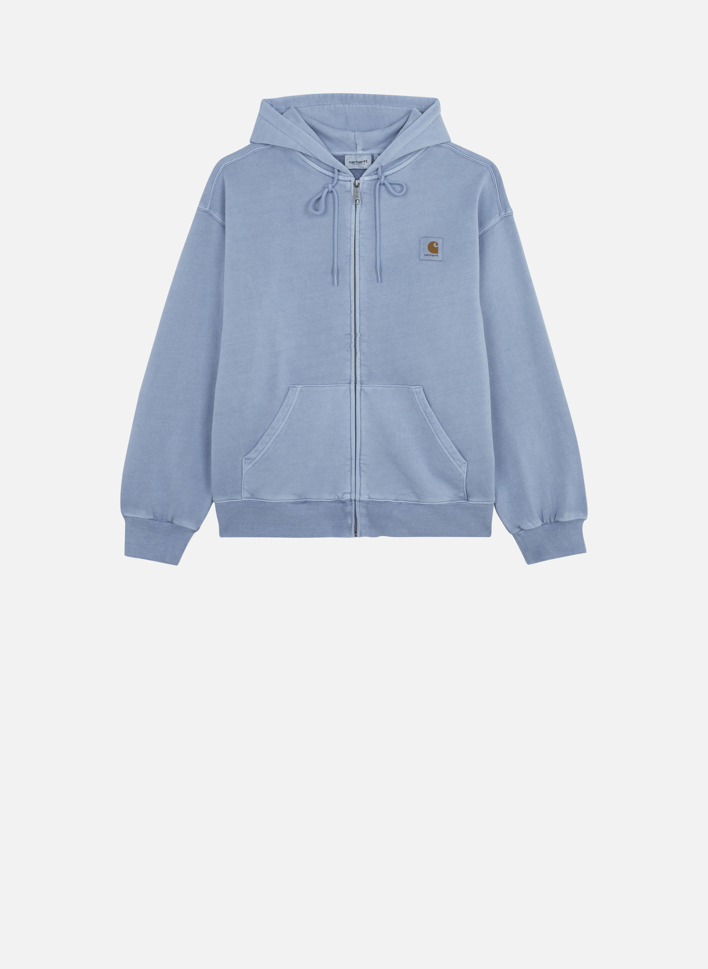 Hoodie zippé hooded nelson CARHARTT WIP Bleu