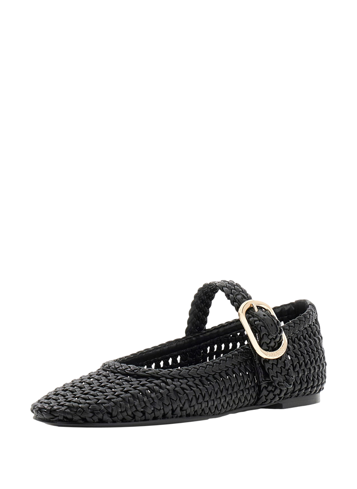 Braided Ballerina Flats GUESS Black