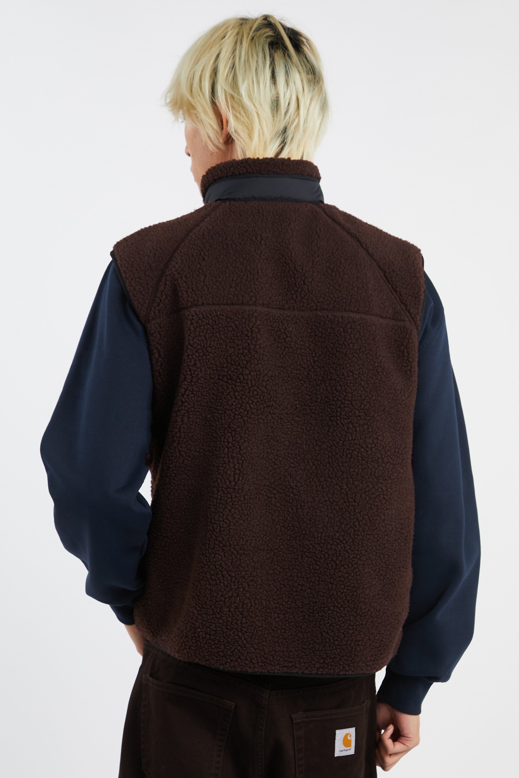 Gilet prentis vest liner CARHARTT WIP Marron