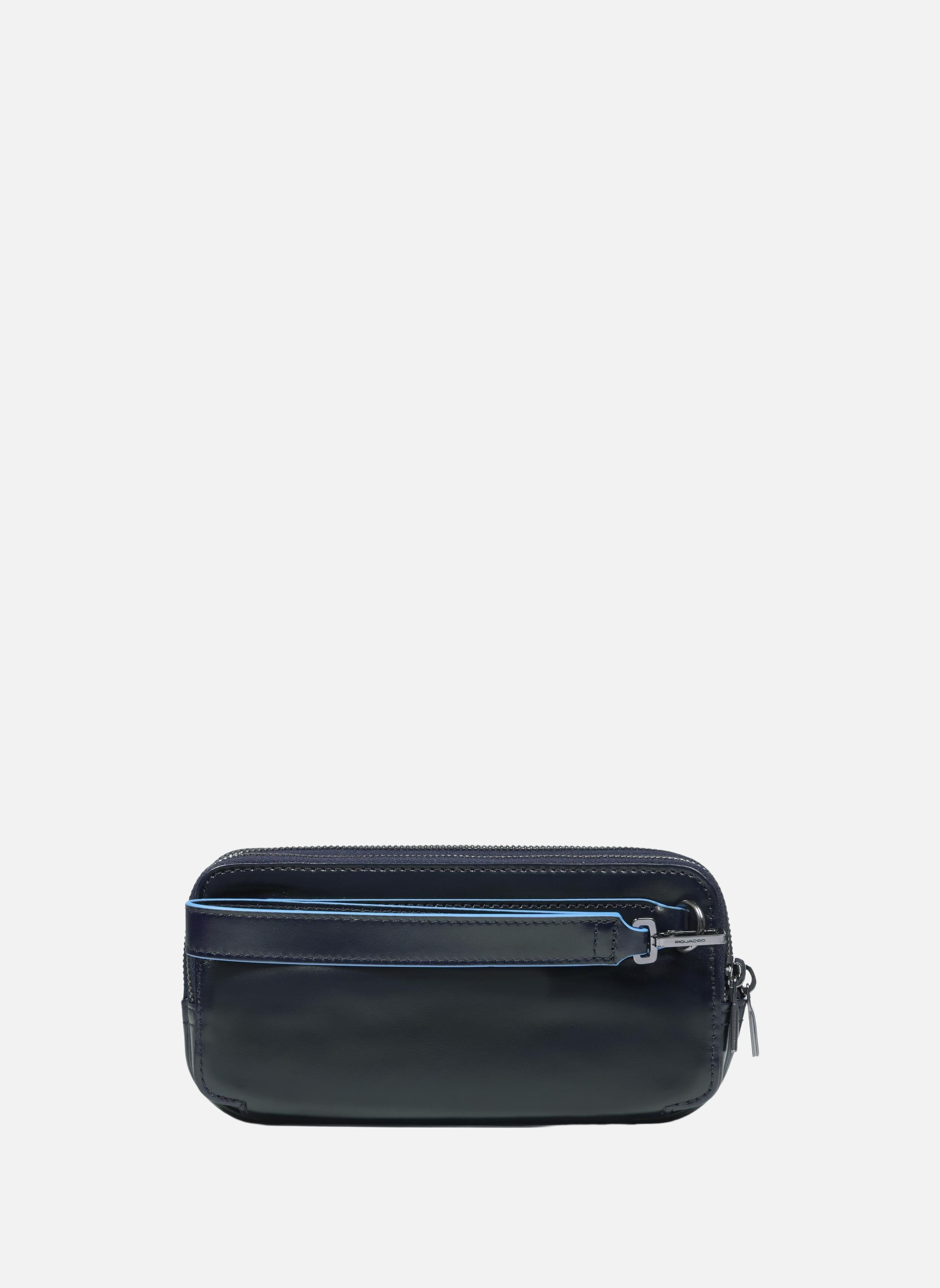 Handtas met drie compartimenten | Blauw PIQUADRO Heren