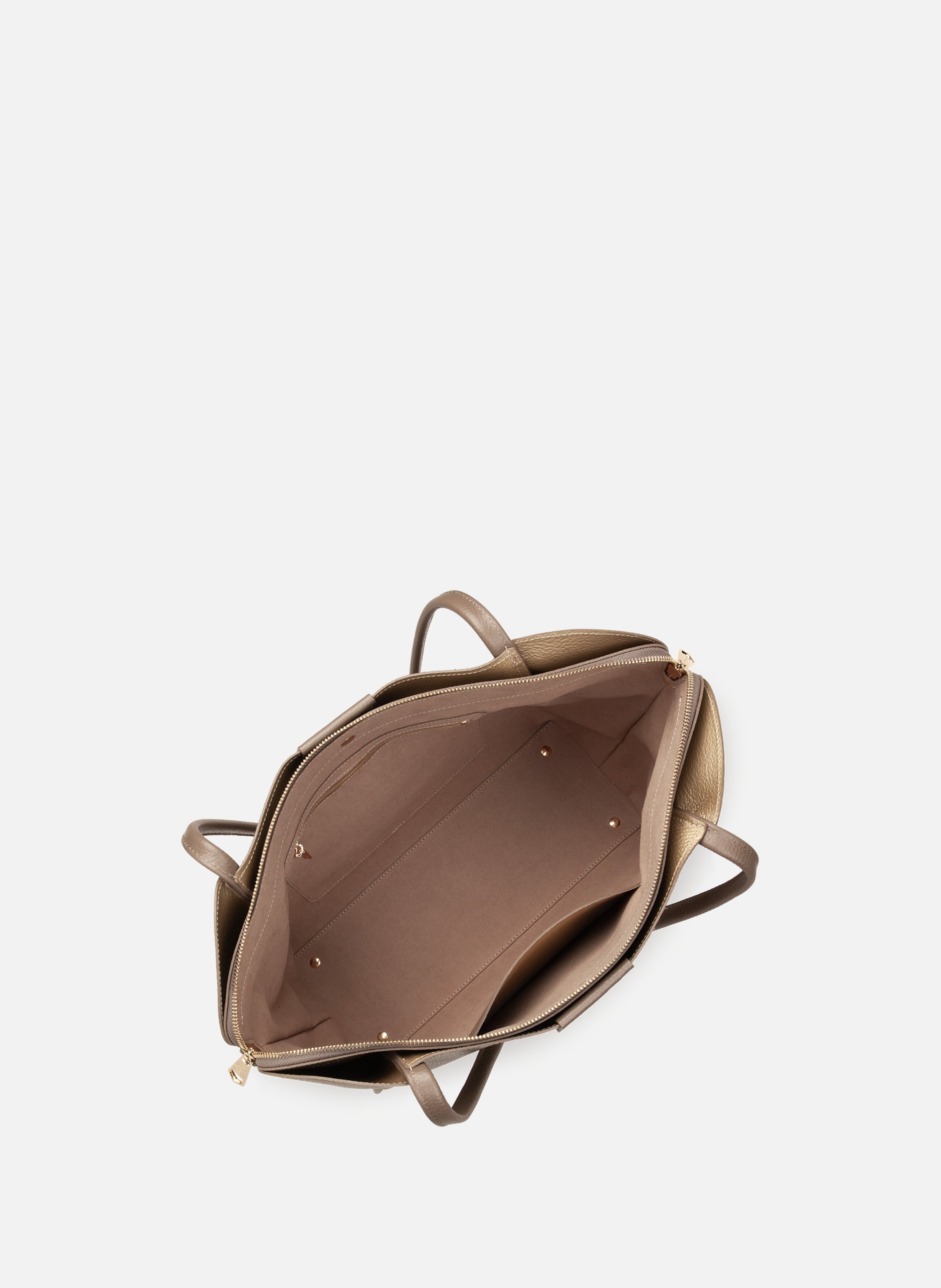 Très grand sac cabas épaule - ida double | Marron LANCASTER Femme