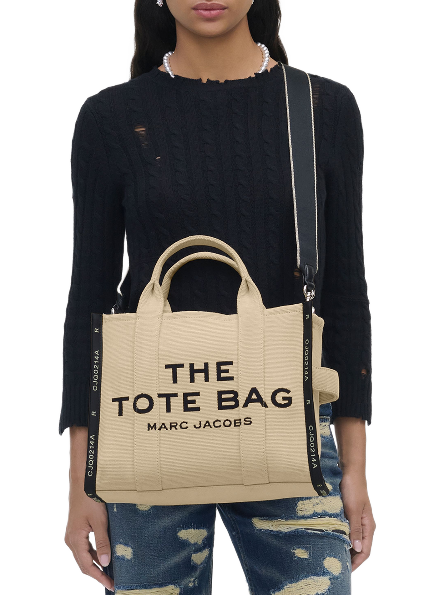 Einkaufstasche The Jacquard Medium Tote Bag | Beige MARC JACOBS Damen
