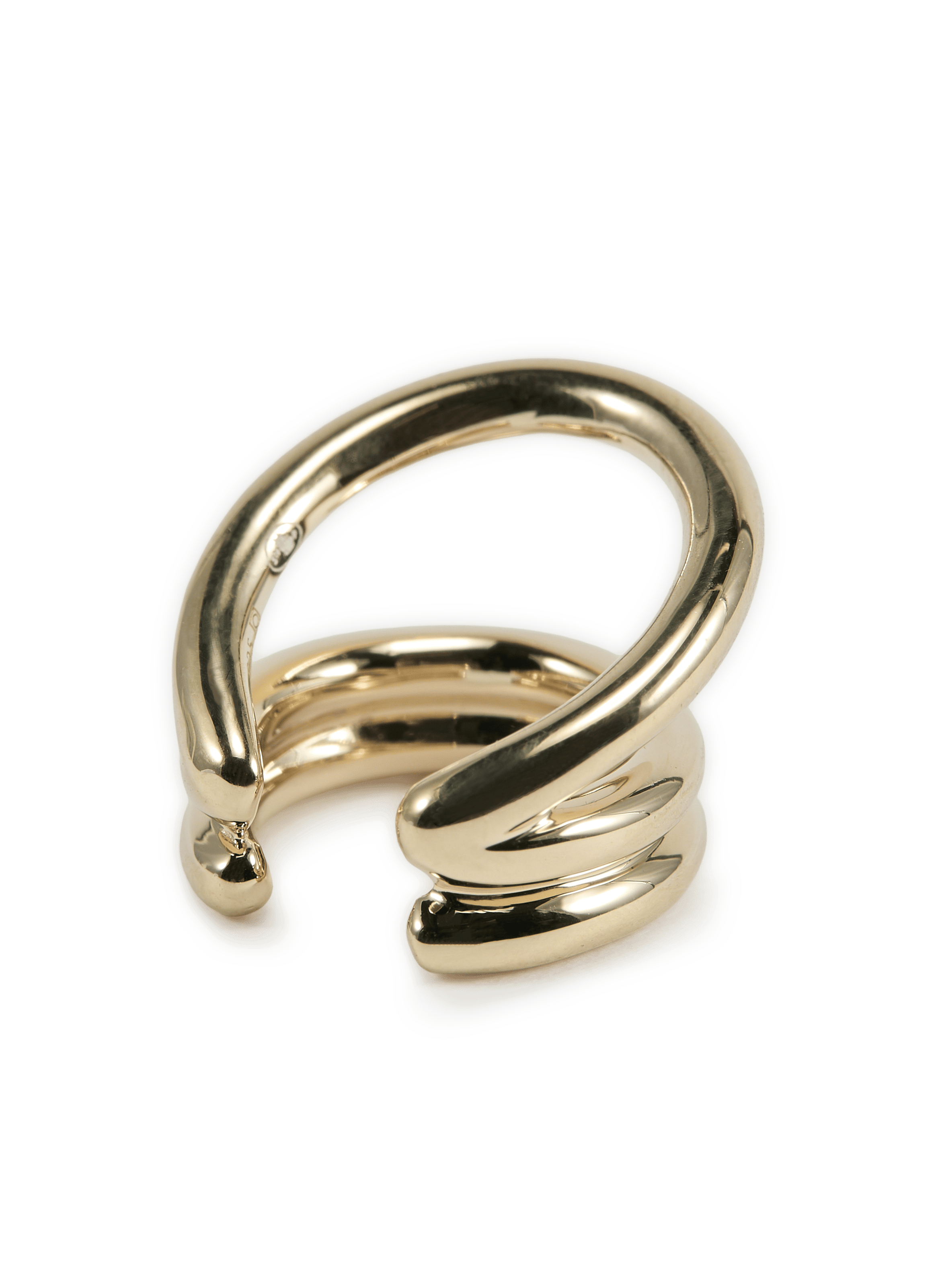 Silver ear cuff OTIUMBERG Golden