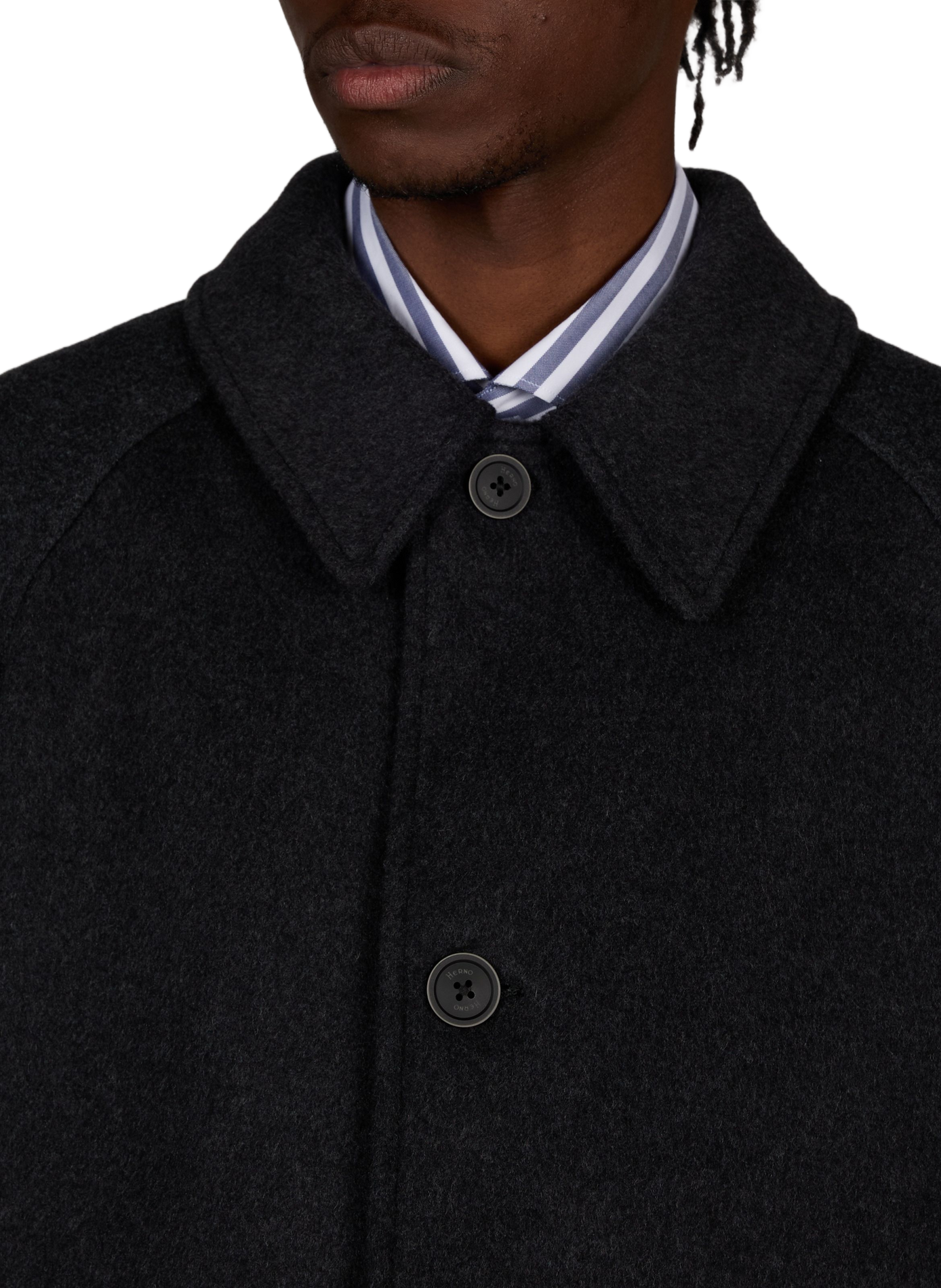 Oversize Mantel aus Wollmischung HERNO Grau