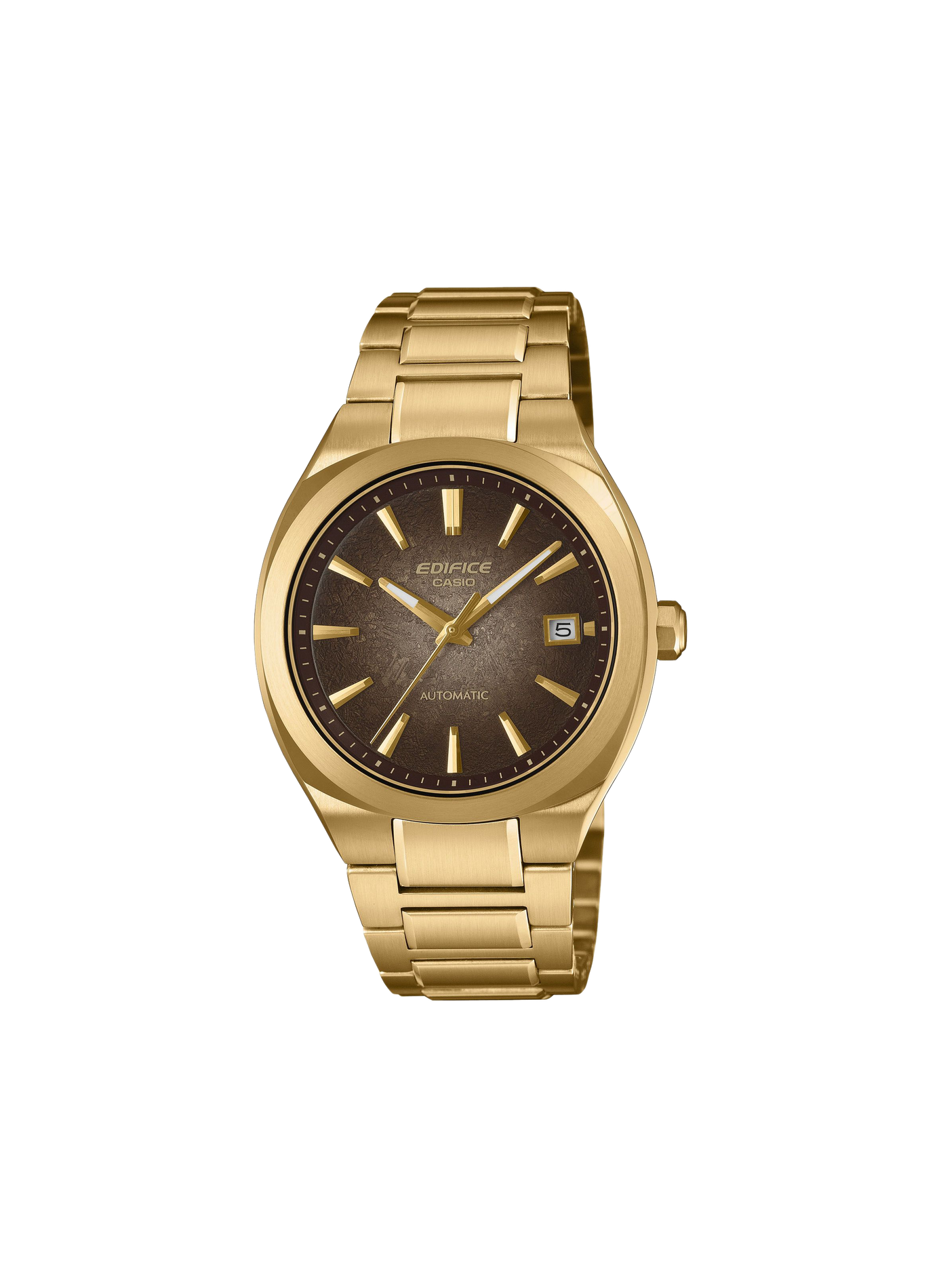 Montre automatique Casio edifice en acier inoxydable CASIO Marron