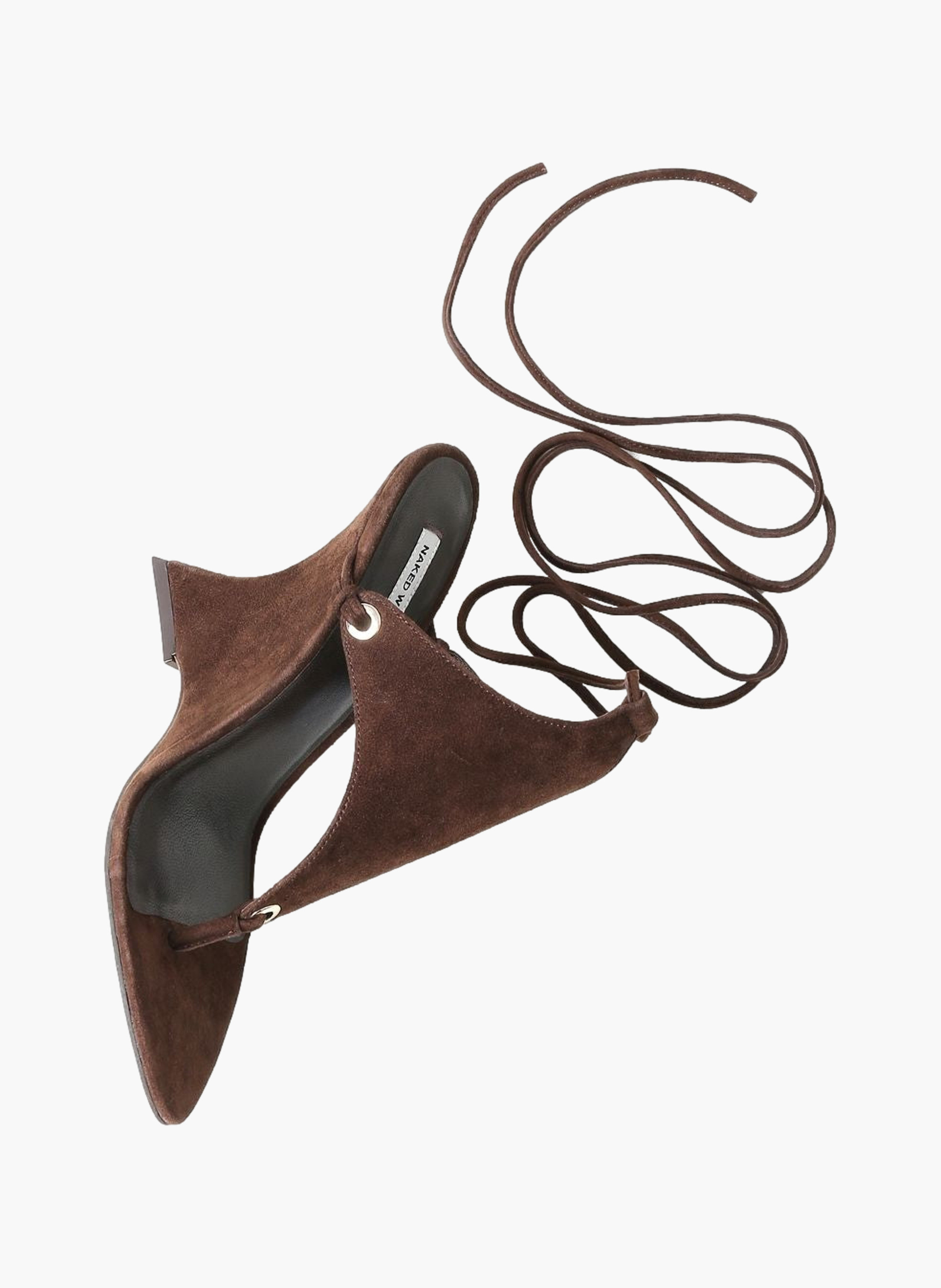 Rampage-High-Heels aus Wildleder NAKED WOLFE Braun