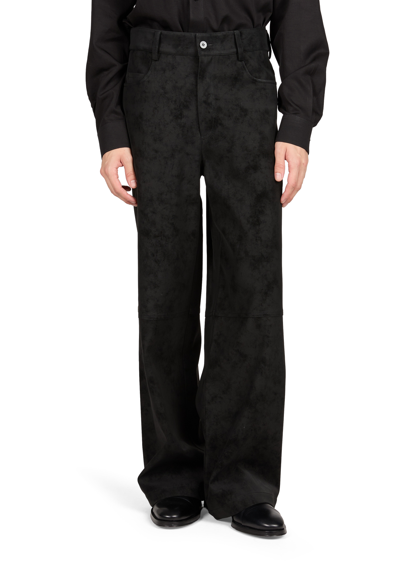 Wide-leg trousers SEAN SUEN Black