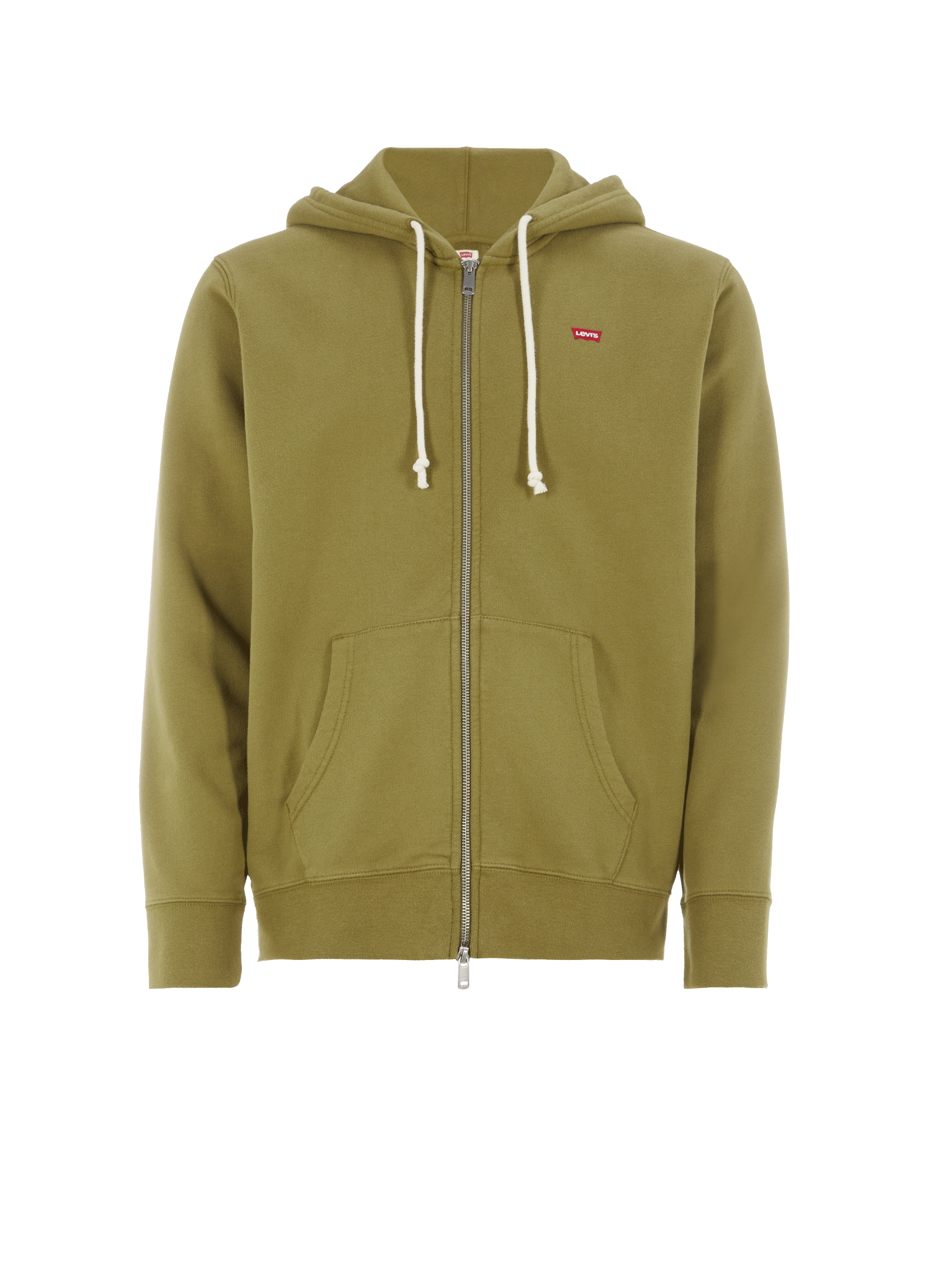 Hoodie zippé en coton