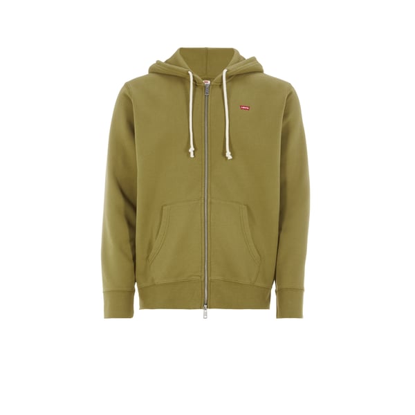 Hoodie zippé en coton
