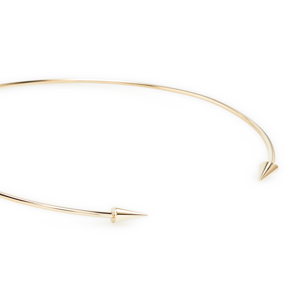 Justine Clenquet Rose Choker Necklace In Gold