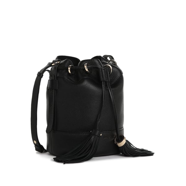 Sac seau en cuir