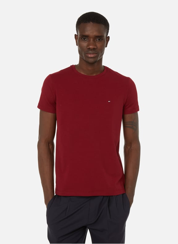Tee shirt rouge discount tommy hilfiger homme