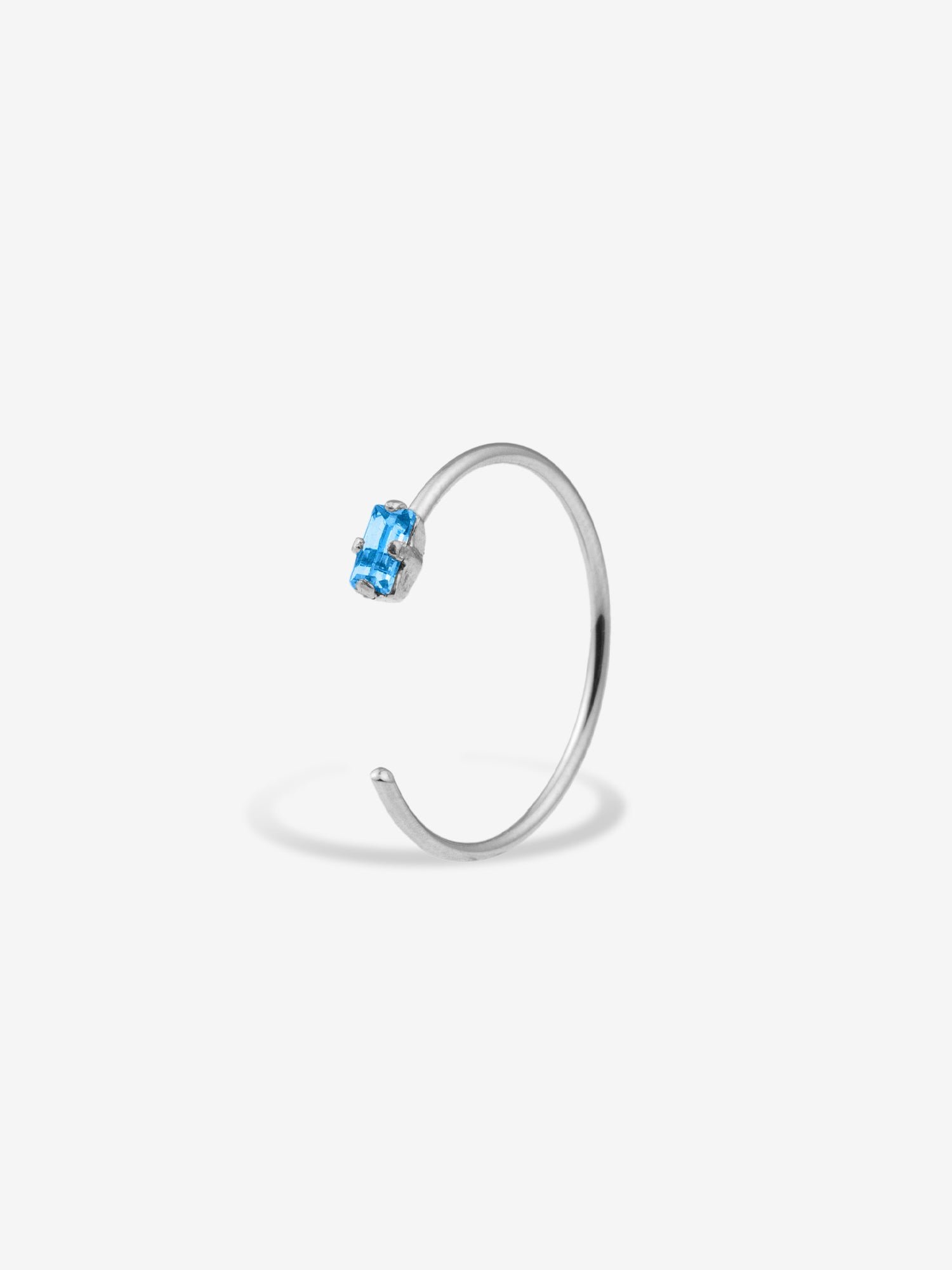 Bague ajustable jules APRIL PLEASE Argent