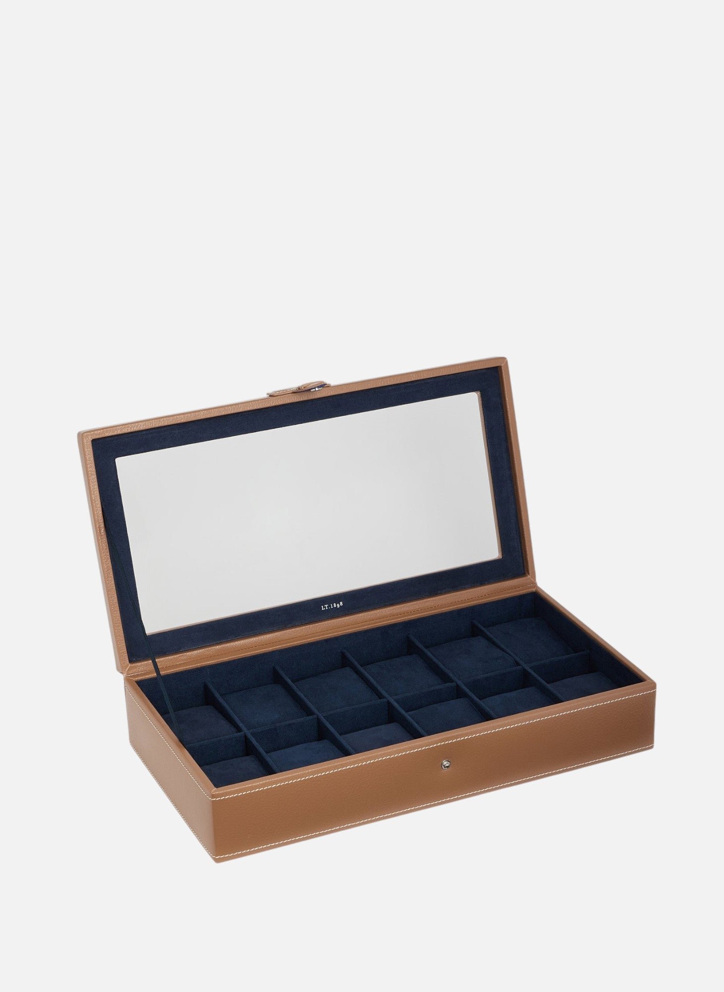 Coffret 12 montres en cuir LE TANNEUR Marron