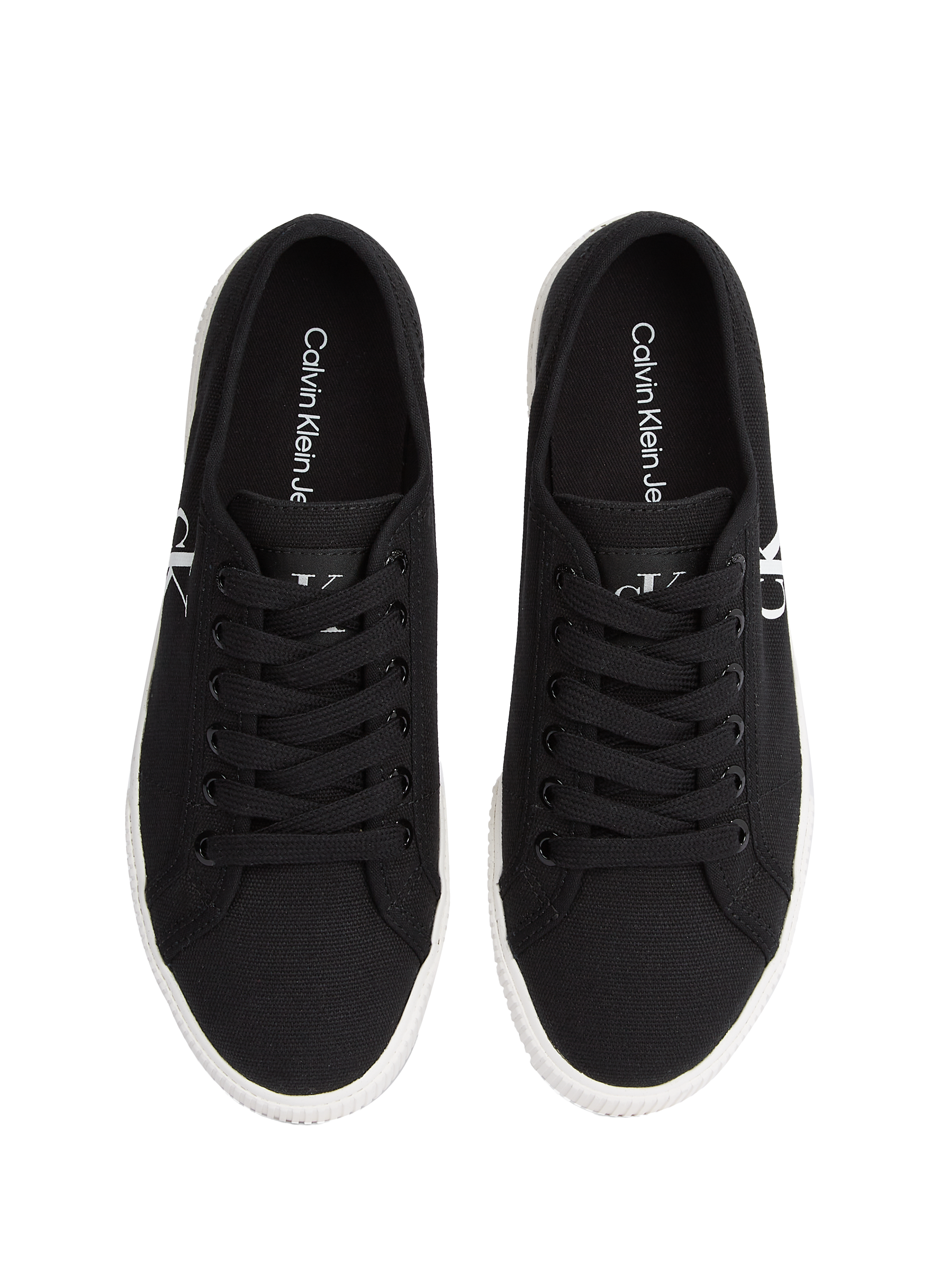 Baskets en coton CALVIN KLEIN Blanc