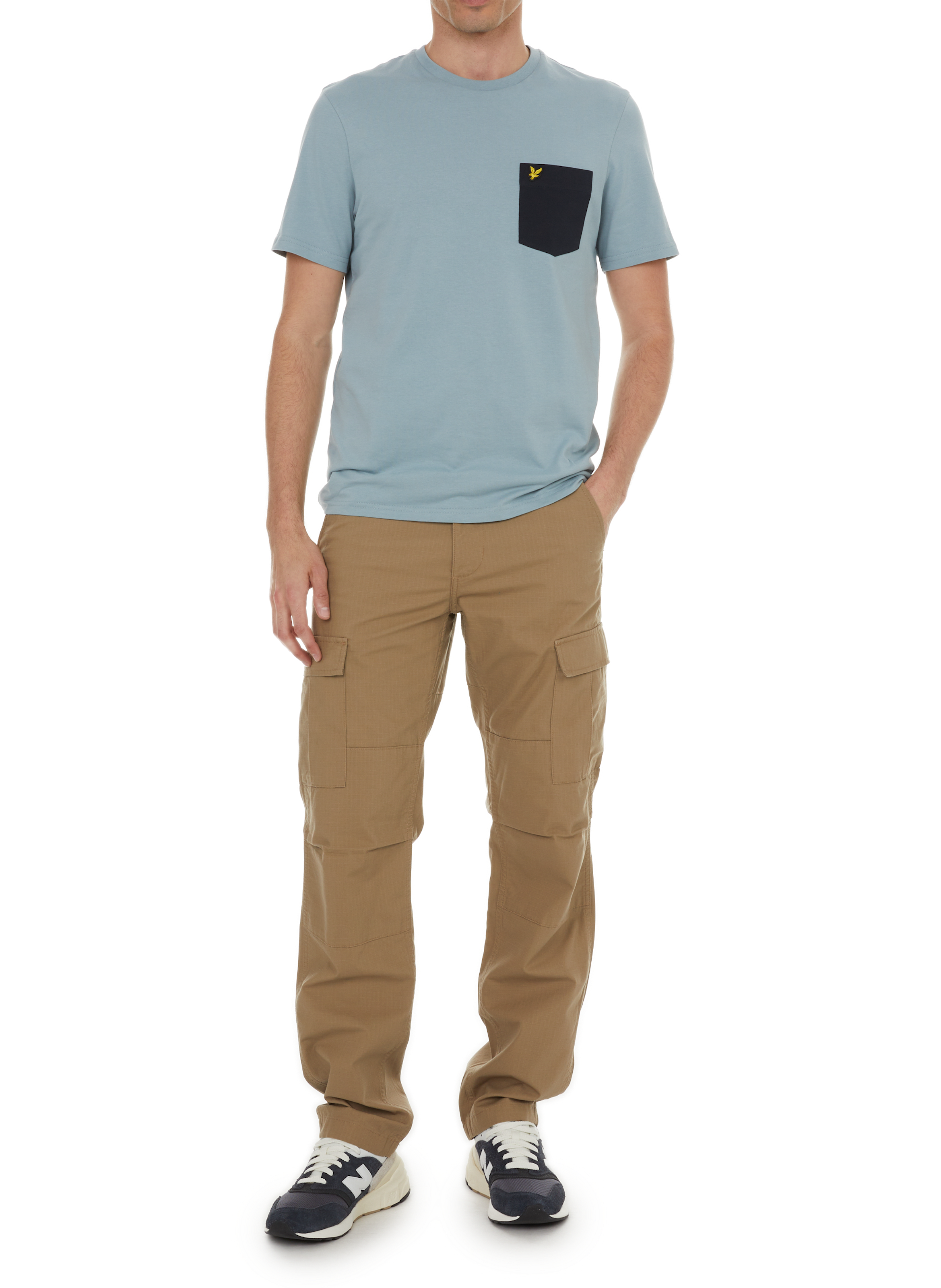 Cotton T-shirt LYLE & SCOTT Blue