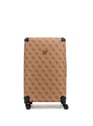 Valise Trolley Berta imprimée monogramme | Multicolore by GUESS GUESS Valise Trolley Berta imprimée monogramme | Multicolore