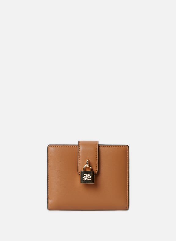 Portefeuille en cuir Marron by KARL LAGERFELD KARL LAGERFELD Portefeuille en cuir Marron