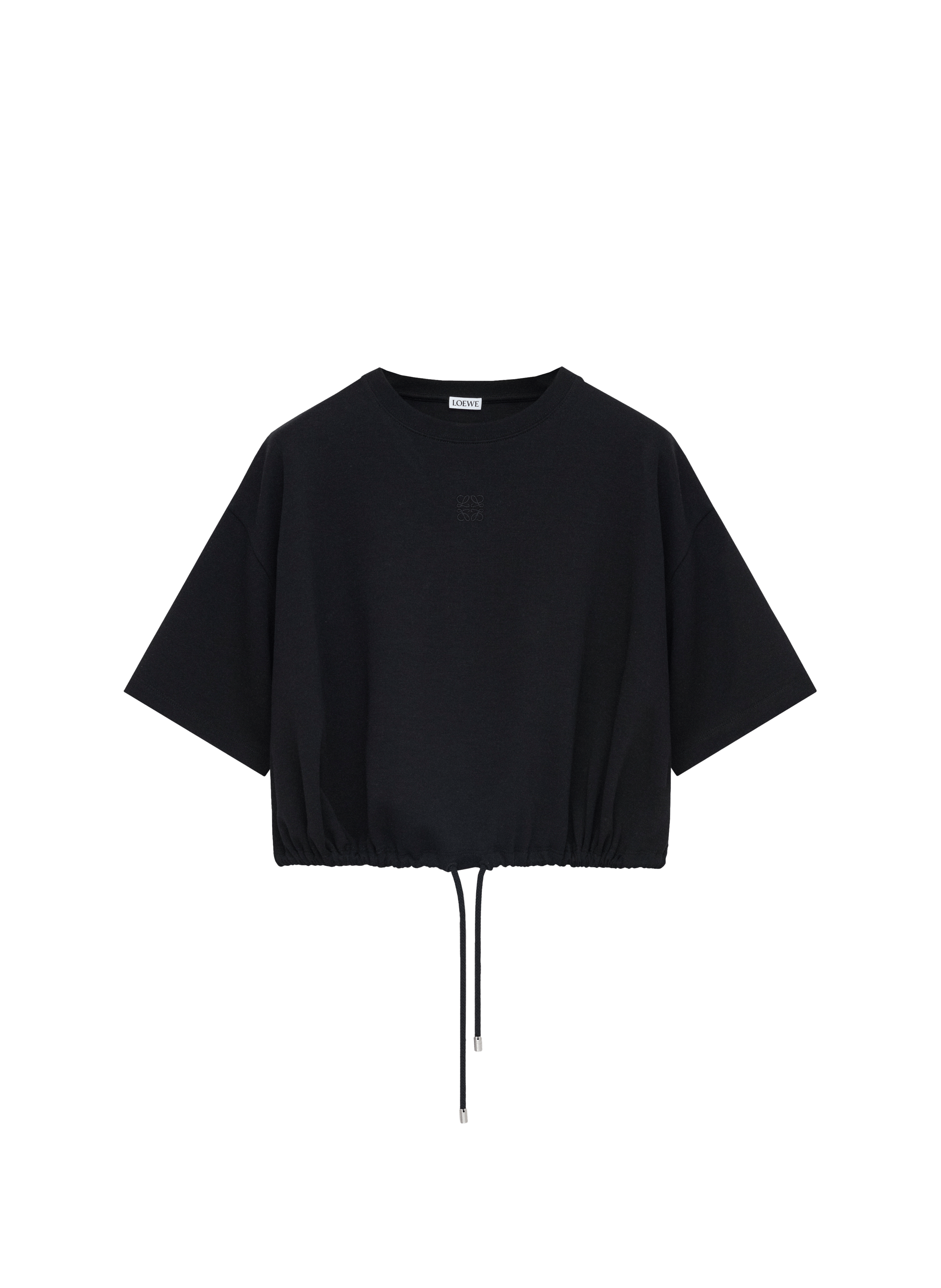 Short balloon cotton T-shirt LOEWE Black
