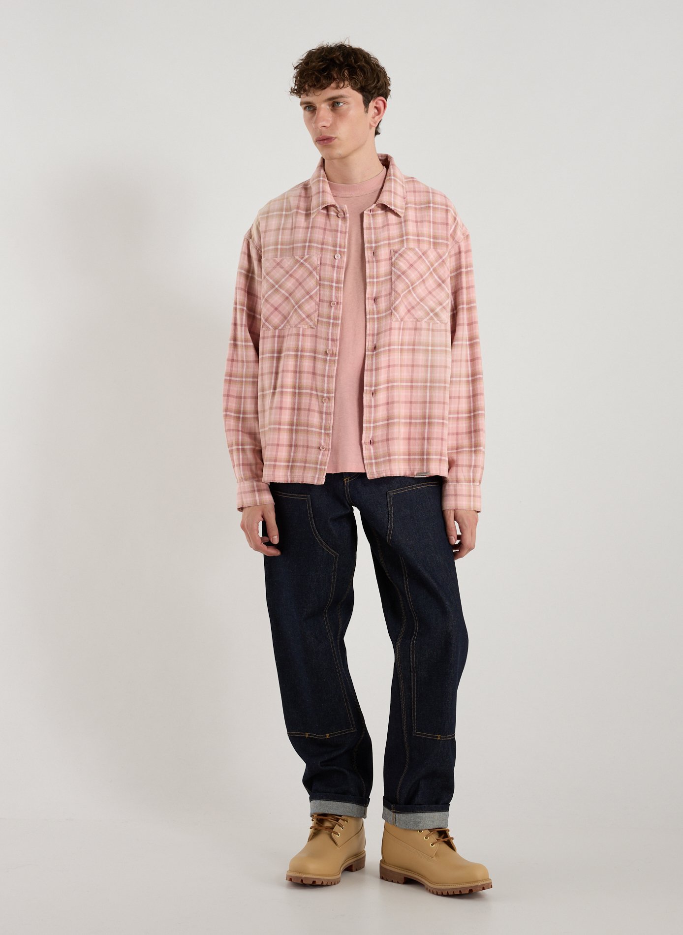 Check cotton Shirt REPRESENT Red