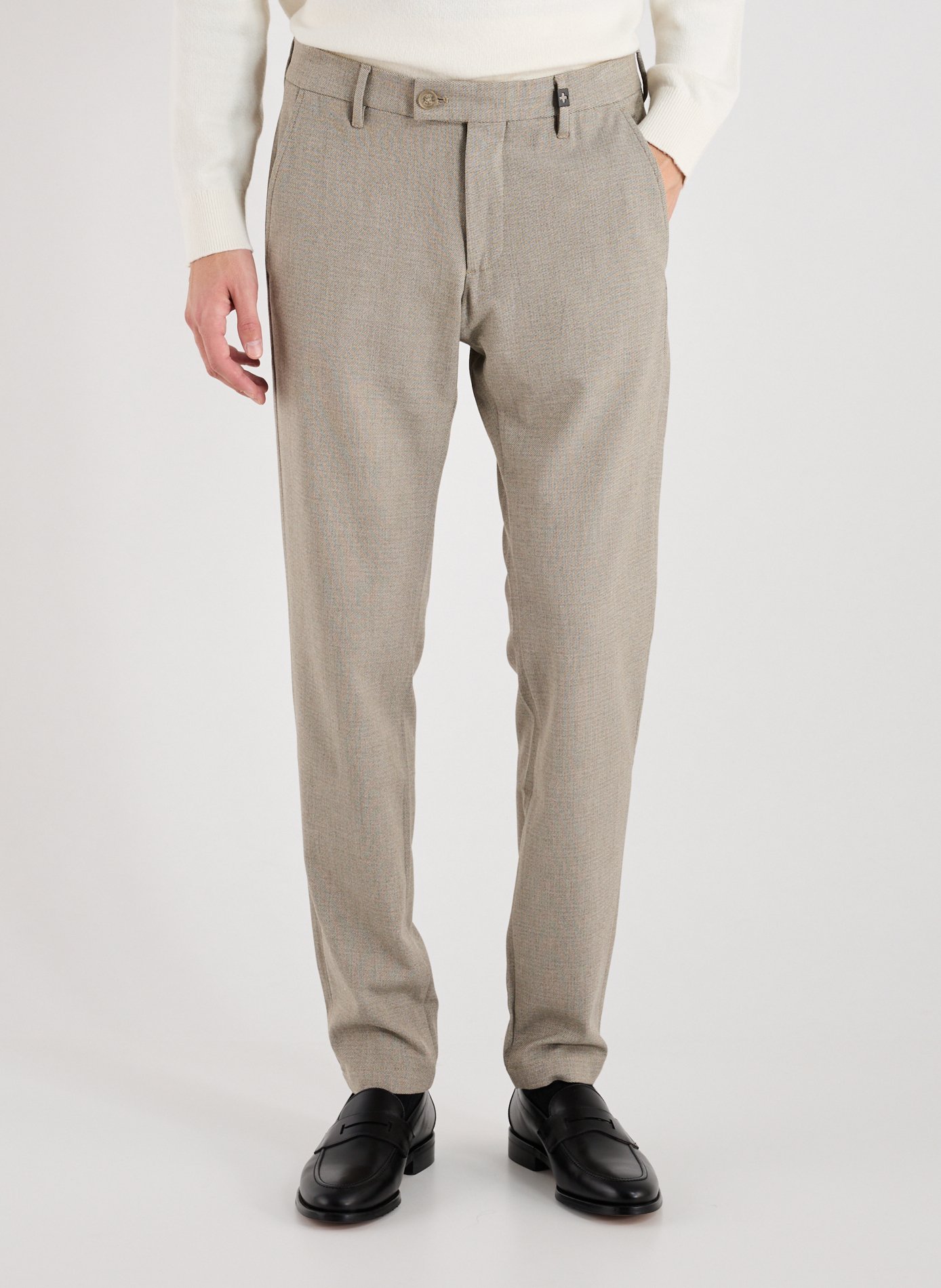 STRELLSON Night blue trousers - The Air Uniform Beige