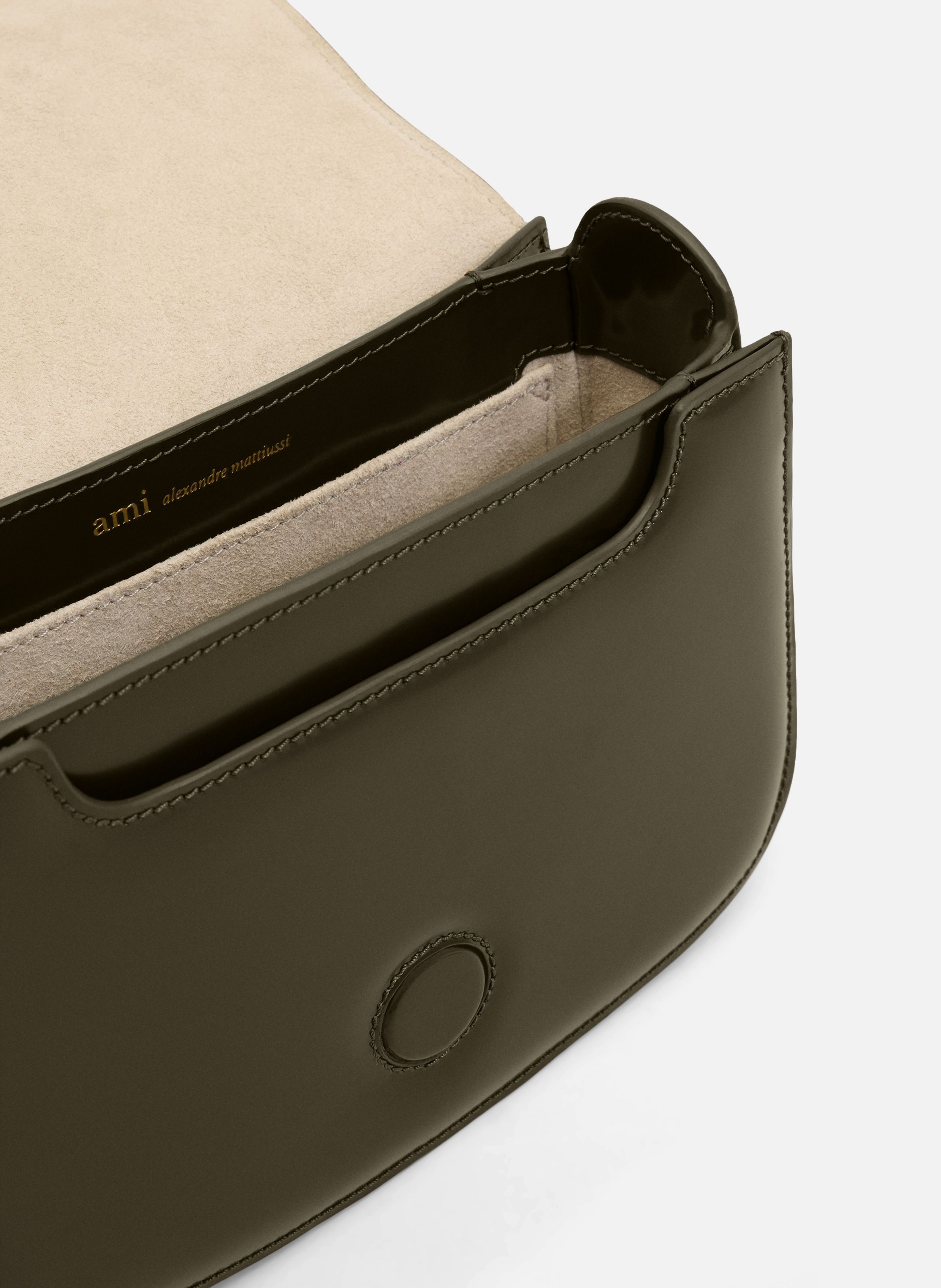 Sac Paris Paris En Cuir Glacé unisexe AMI PARIS Vert