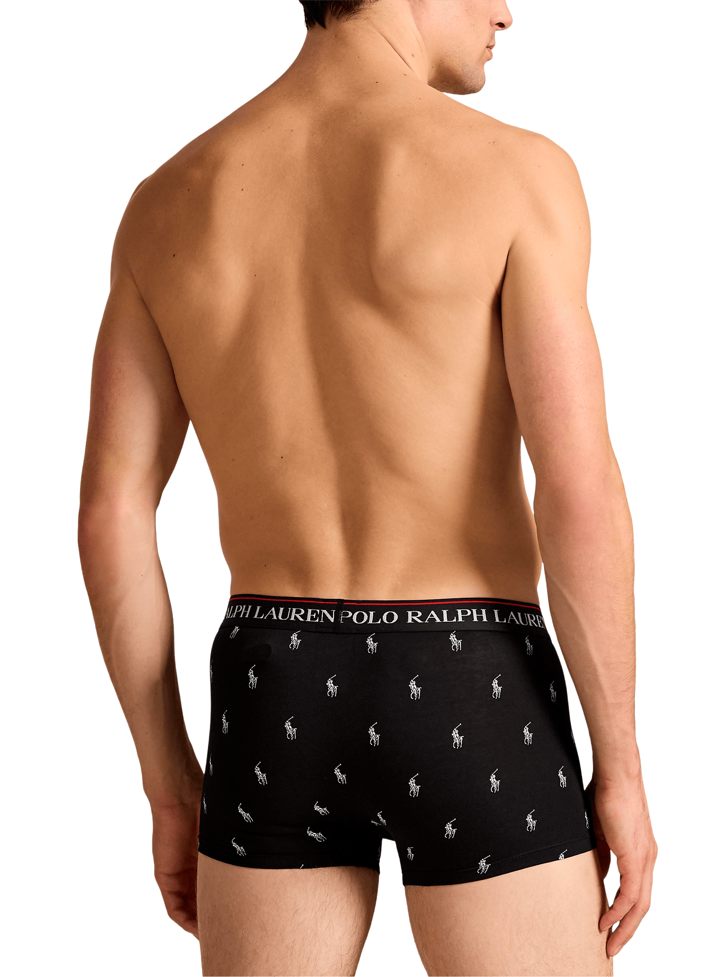 Set of three cotton boxers POLO RALPH LAUREN Black
