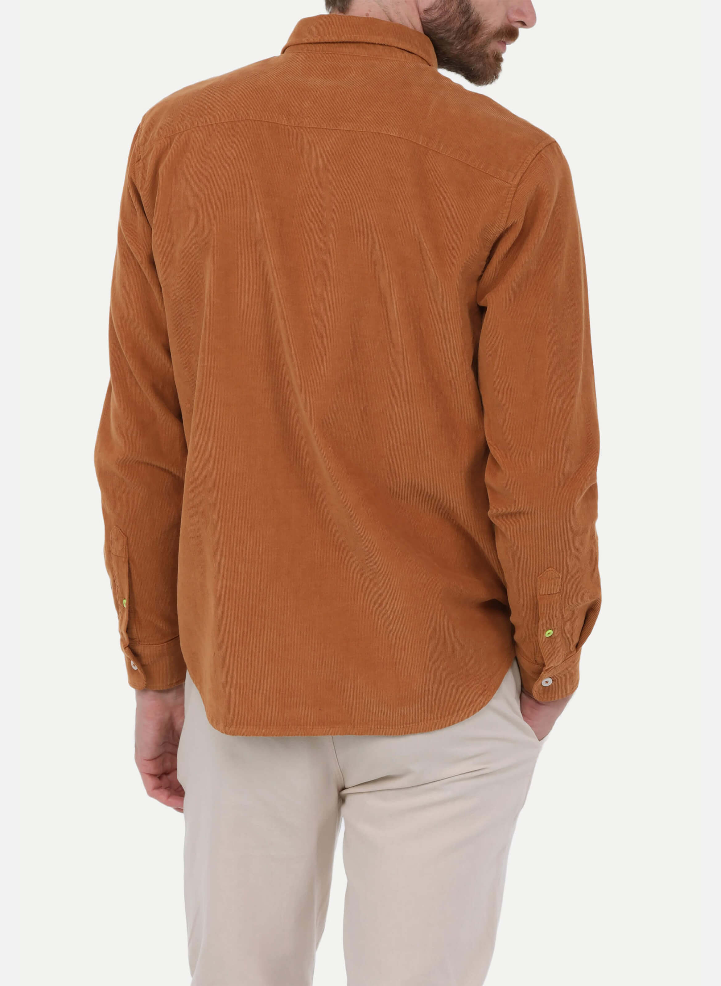 Chemise  en velours côtelé GILI'S Marron