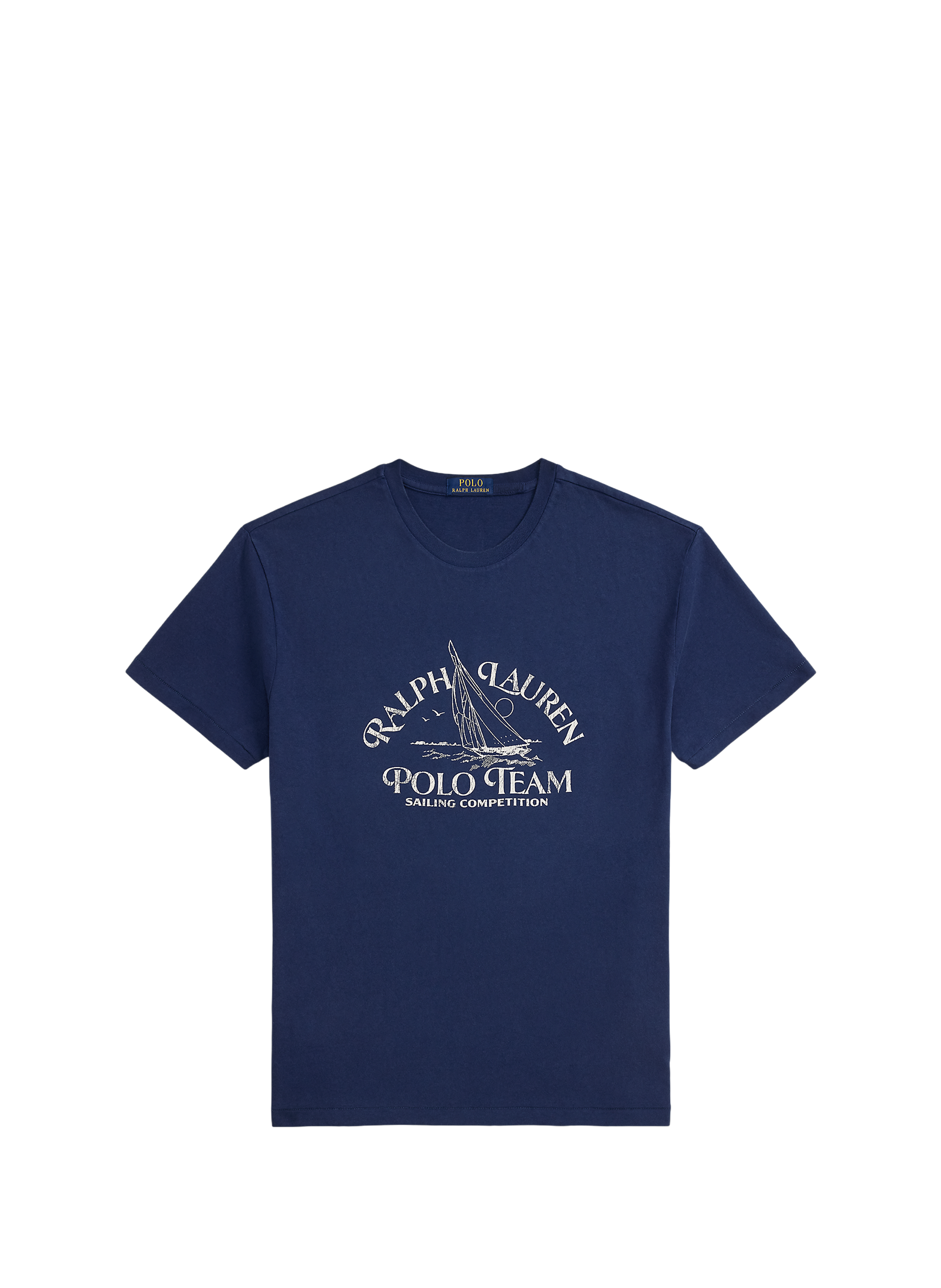 Cotton round-neck T-shirt POLO RALPH LAUREN Blue