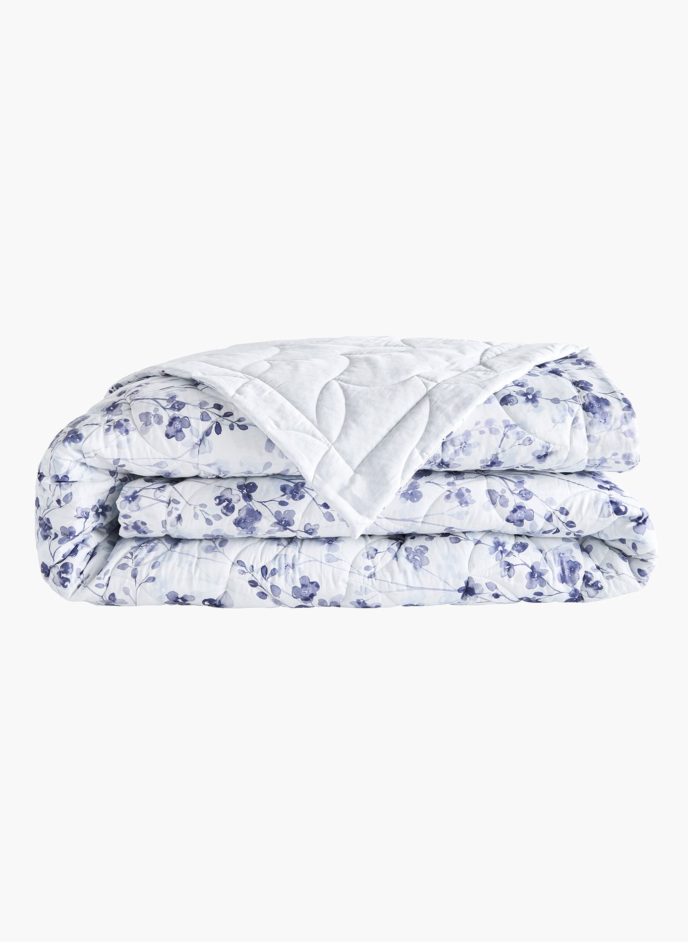 Jete de lit calme ANNE DE SOLENE Bleu